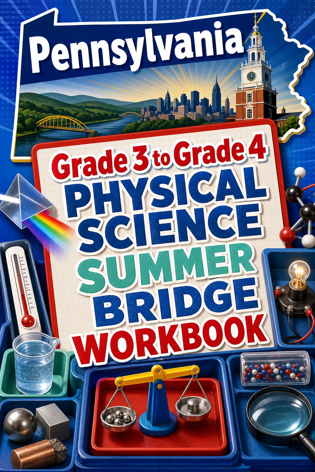 Pennsylvania Grade 3 to Grade 4 Physical Science Summer Bridge Workbook