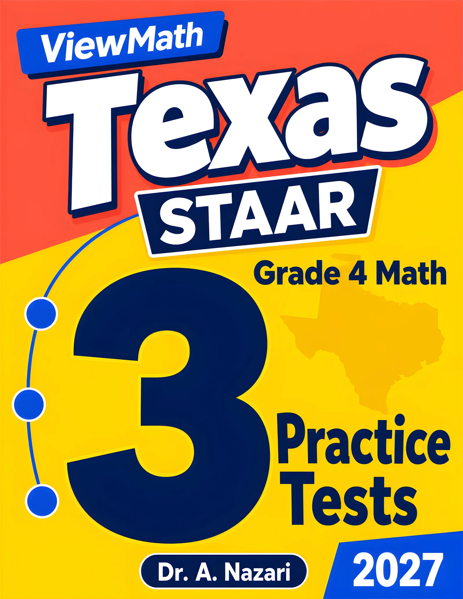 Texas STAAR Grade 4 Math Practice Tests Bundle: 25 Unique Full-Length Tests