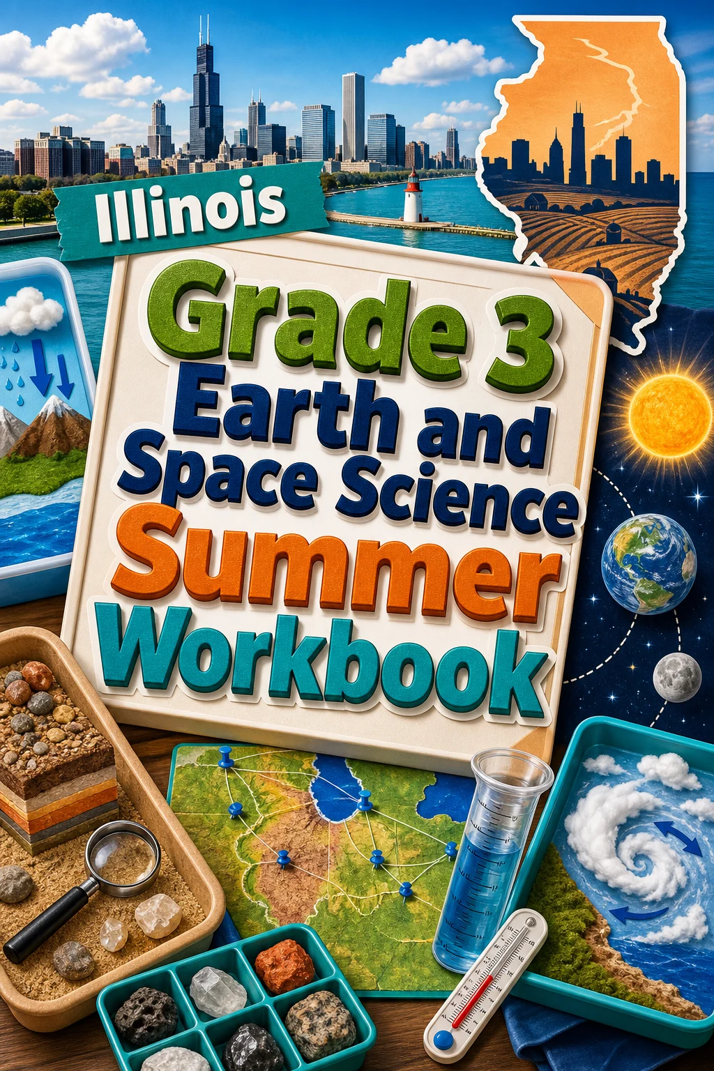 Illinois Grade 3 Earth and Space Science Summer Workbook