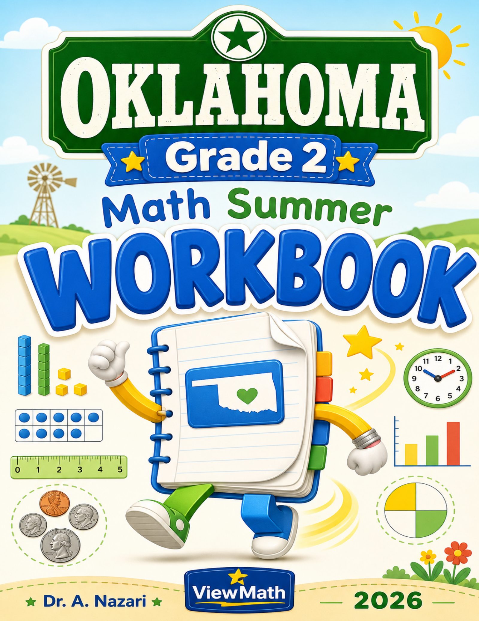 Oklahoma Grade 2 Math Summer Workbook