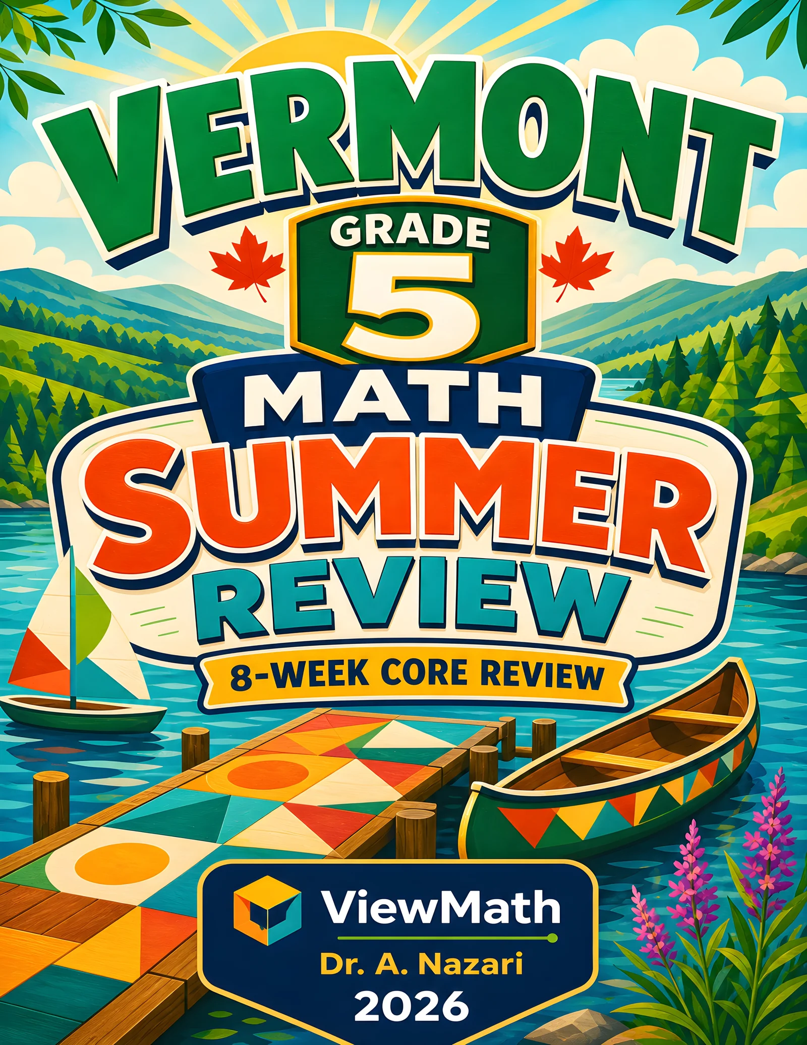 Vermont SBAC Grade 5 Math Summer Review