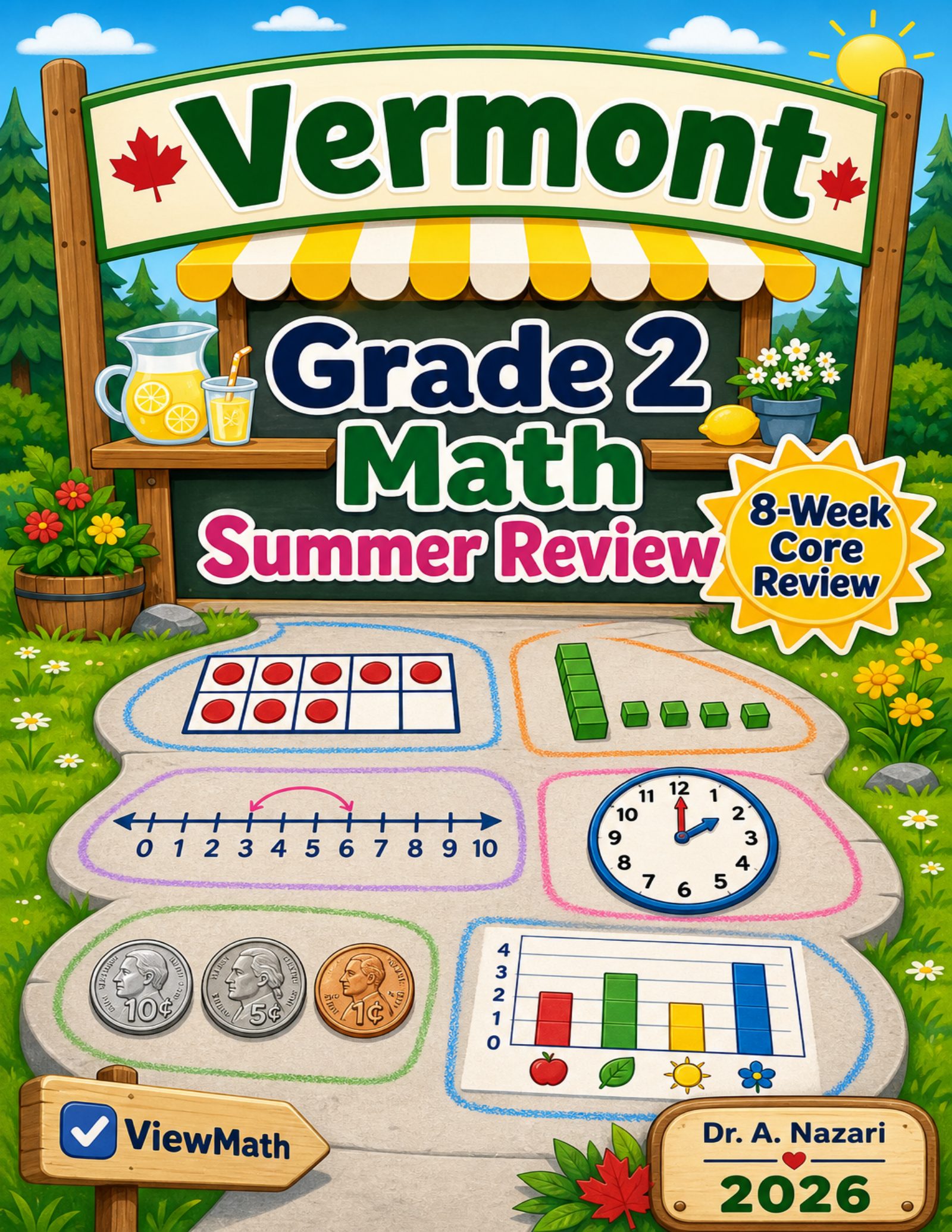 Vermont Grade 2 Math Summer Review