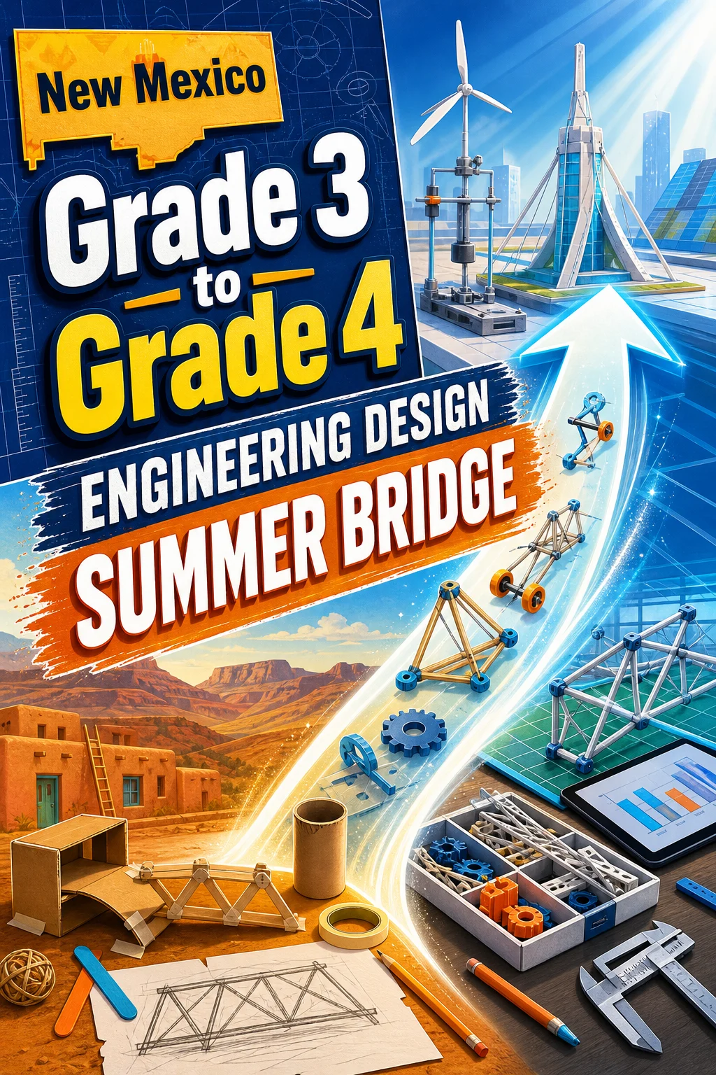 New Mexico Grade 3 to Grade 4 Engineering Design Summer Bridge