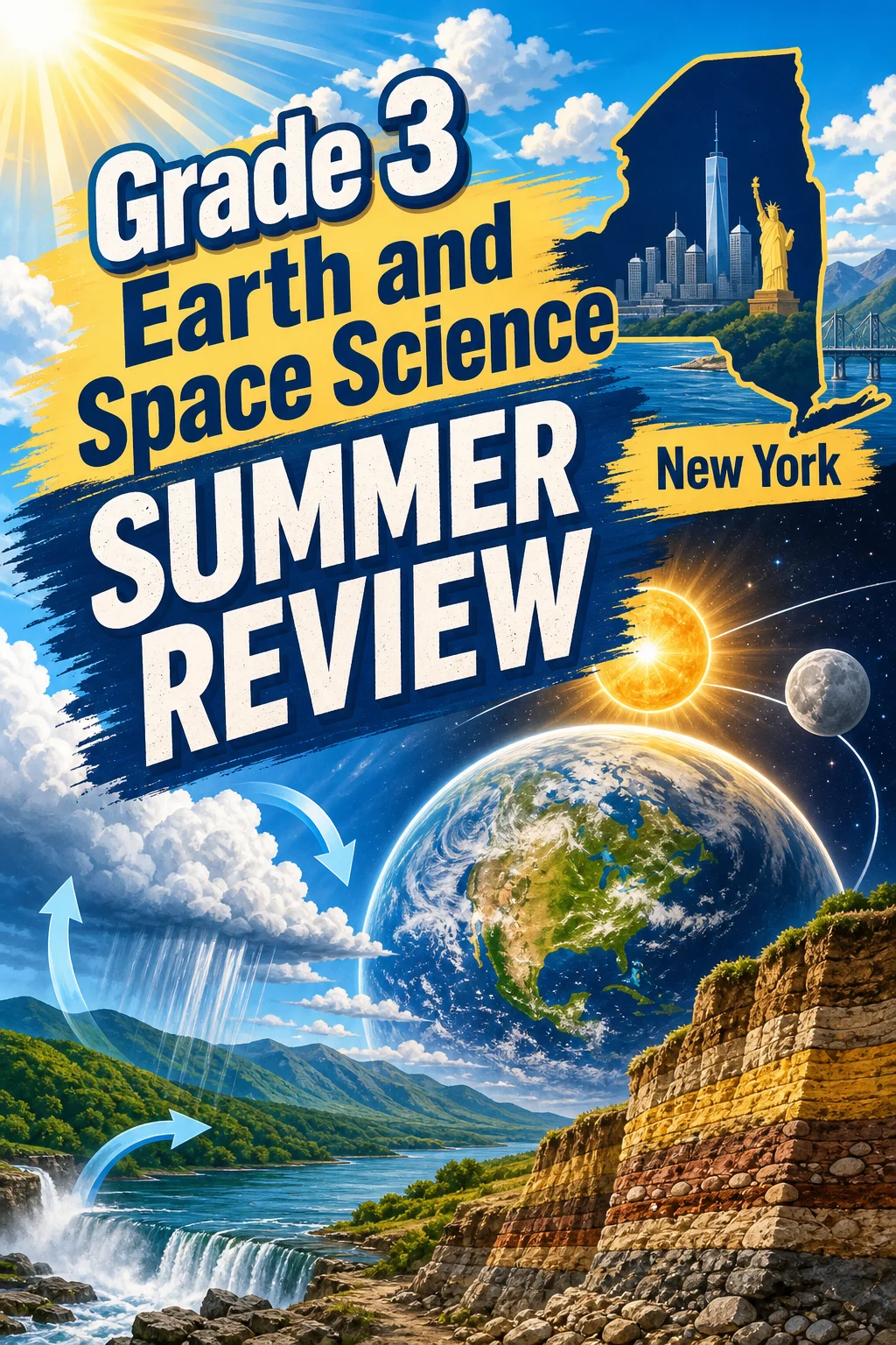 New York Grade 3 Earth and Space Science Summer Review