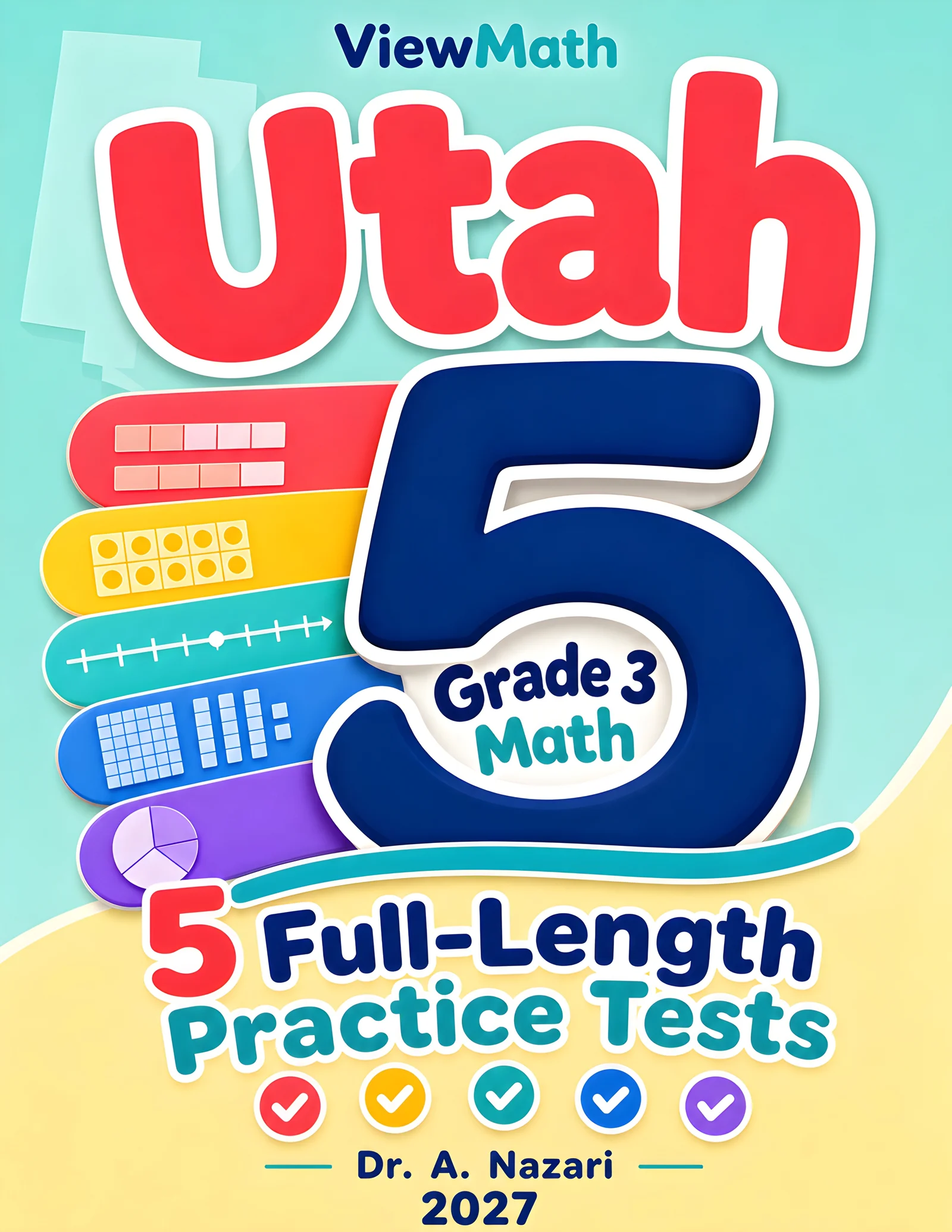 5 Full-Length Utah RISE Grade 3 Math Practice Tests