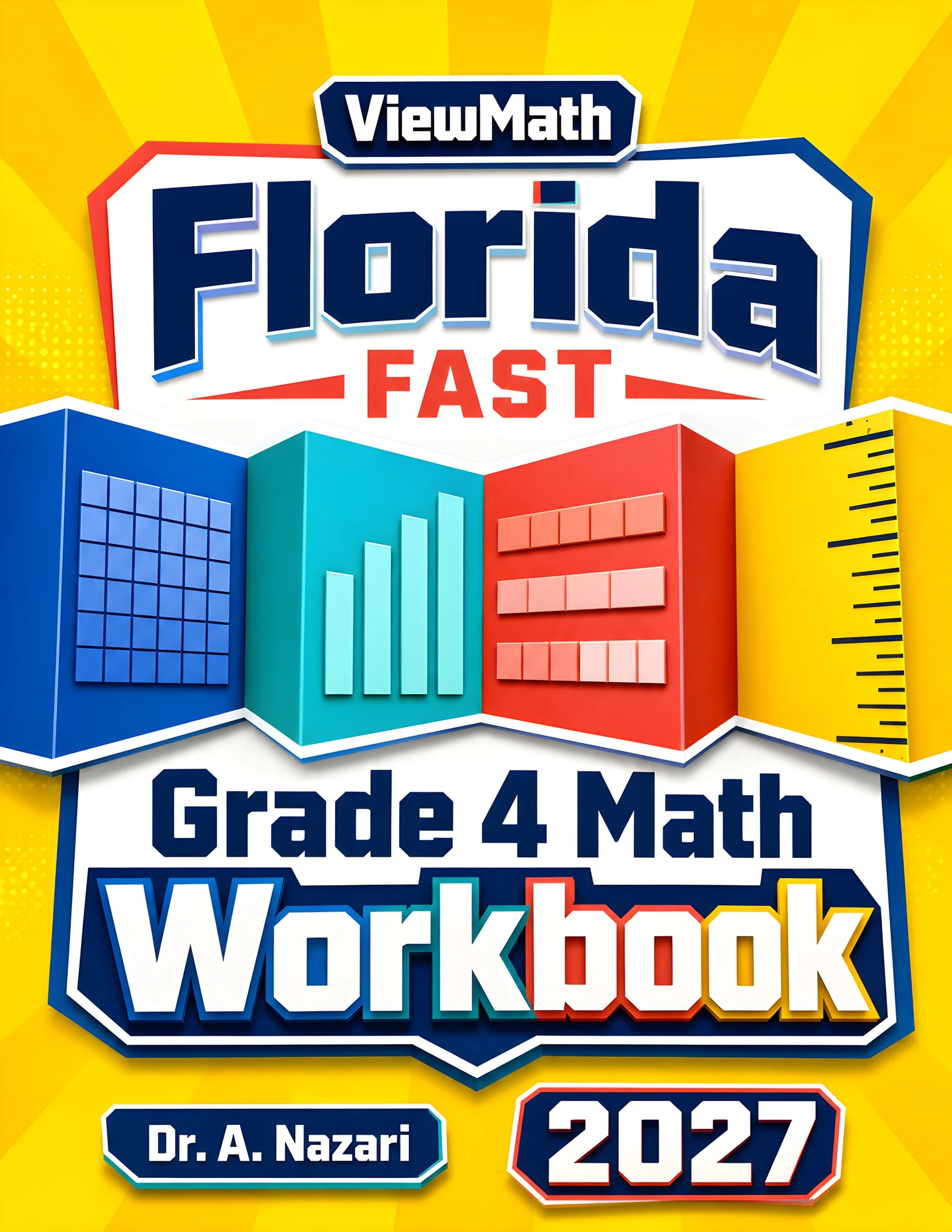 Florida FAST Grade 4 Math Workbook