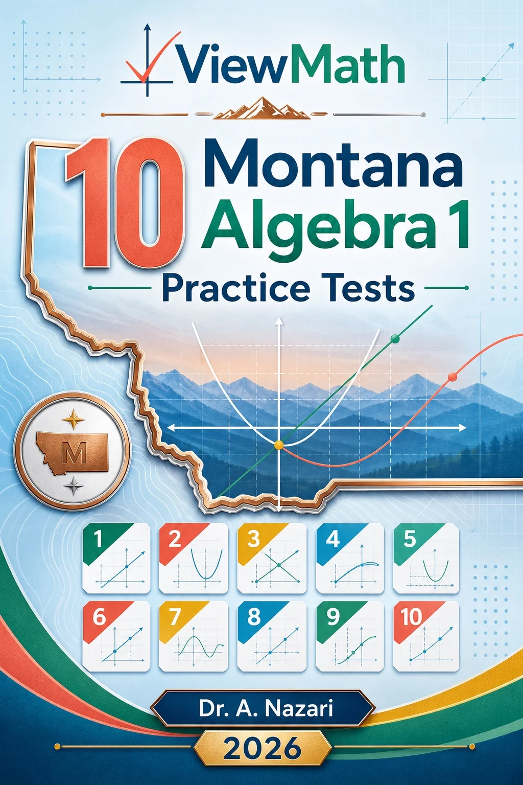 10 Montana MontCAS Algebra 1 Math Practice Tests