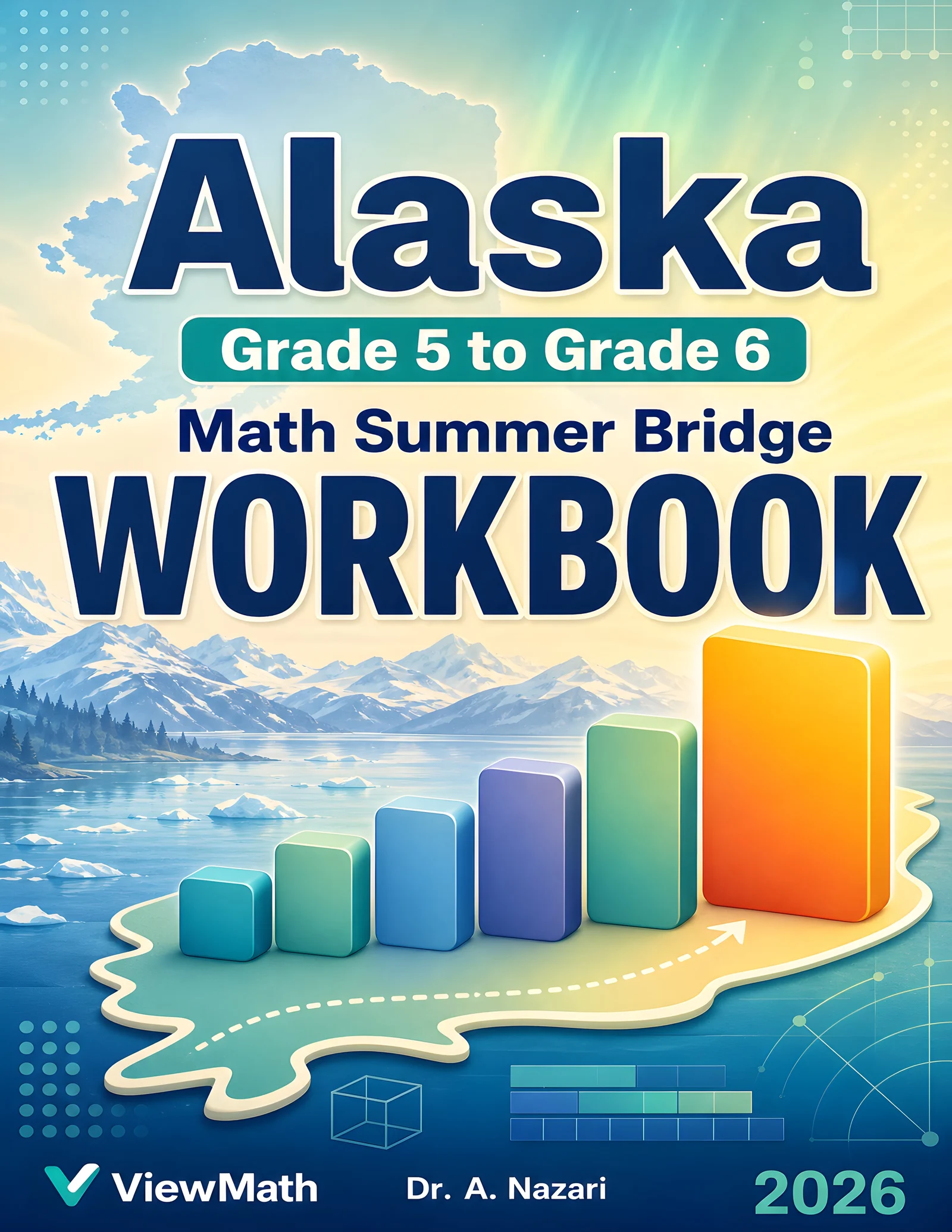 Alaska AK STAR Grade 5 Math Summer Bridge Workbook