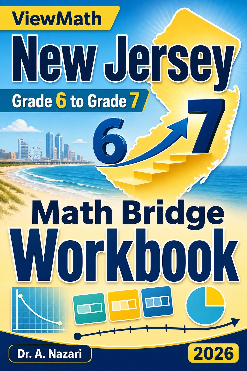 New Jersey NJSLA Grade 6 Math Summer Bridge Workbook