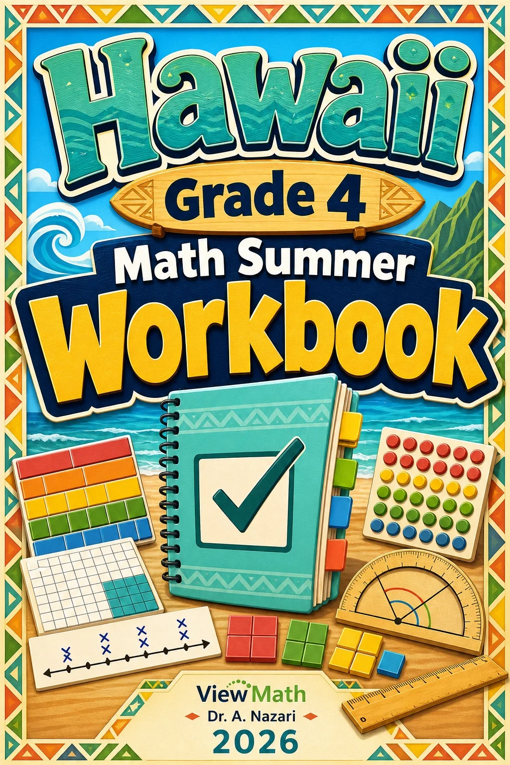 Hawaii SBA Grade 4 Math Summer Review Workbook