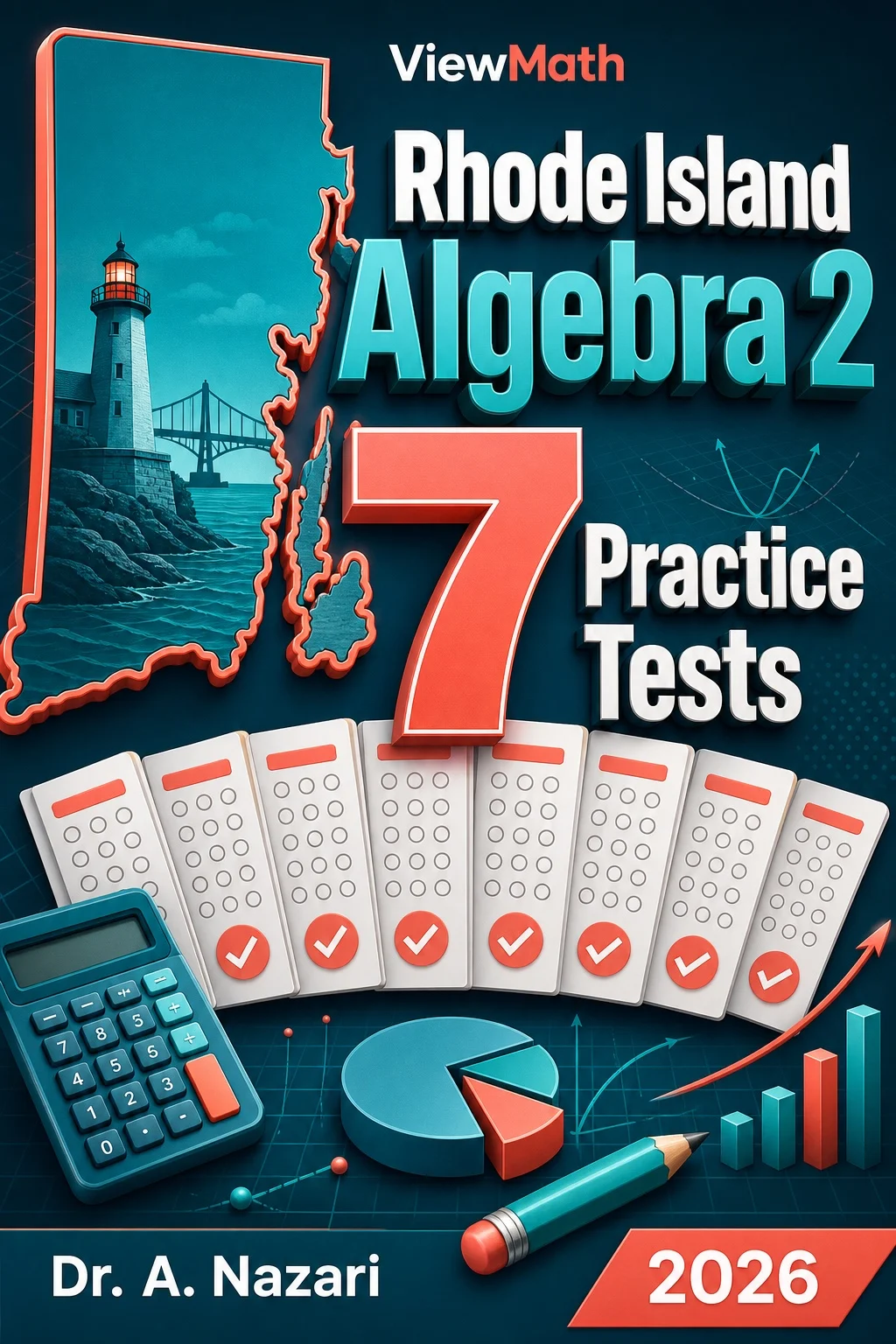 7 Full-Length Rhode Island Algebra 2 Practice Tests