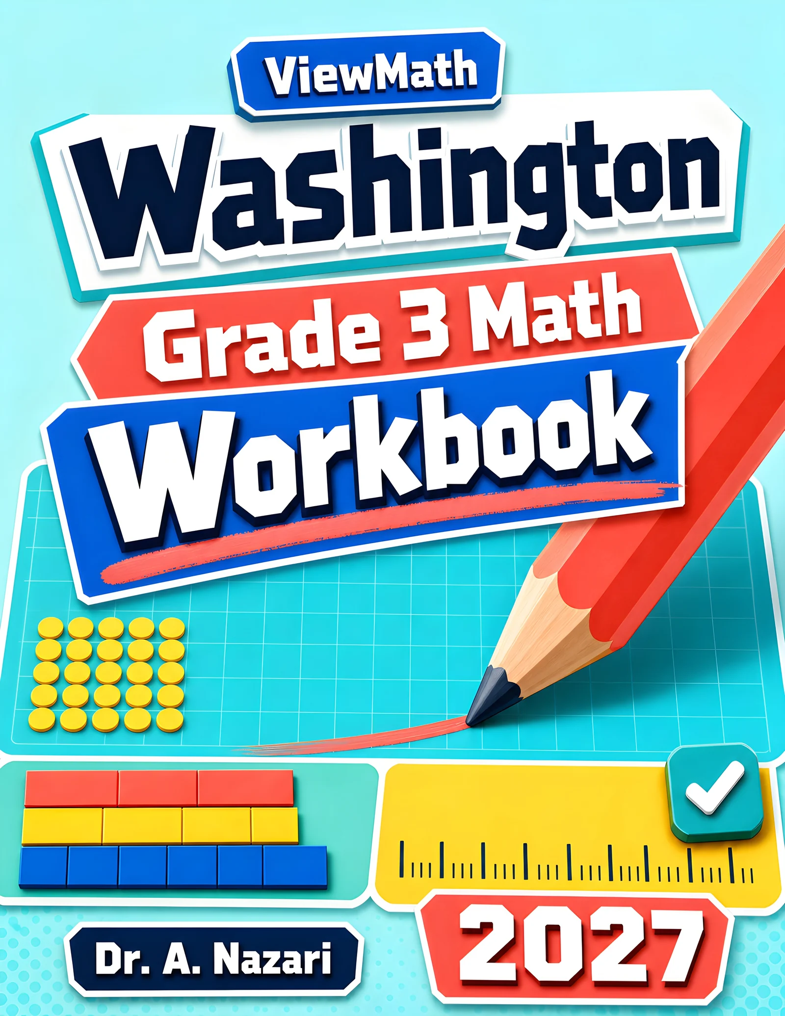Washington SBA Grade 3 Math Workbook