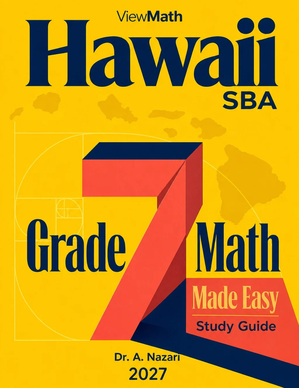 Hawaii SBA Grade 7 Math Learn & Test Bundle: 3 Guides, Workbook & 25 Tests
