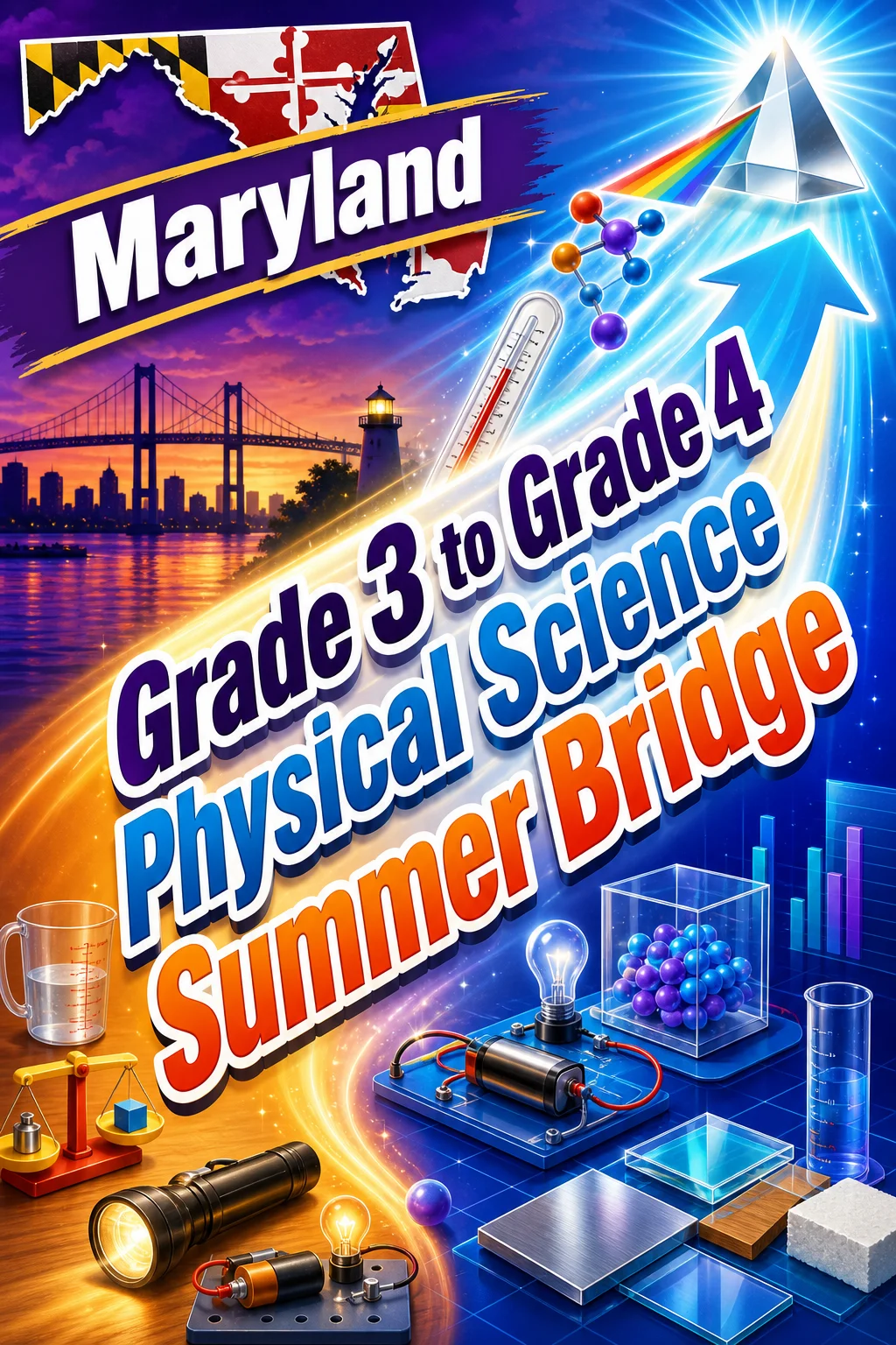 Maryland Grade 3 to Grade 4 Physical Science Summer Bridge
