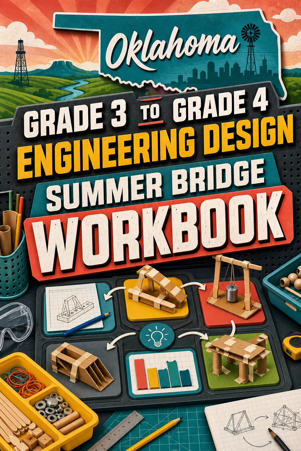 Oklahoma Grade 3 to Grade 4 Engineering Design Summer Bridge Workbook
