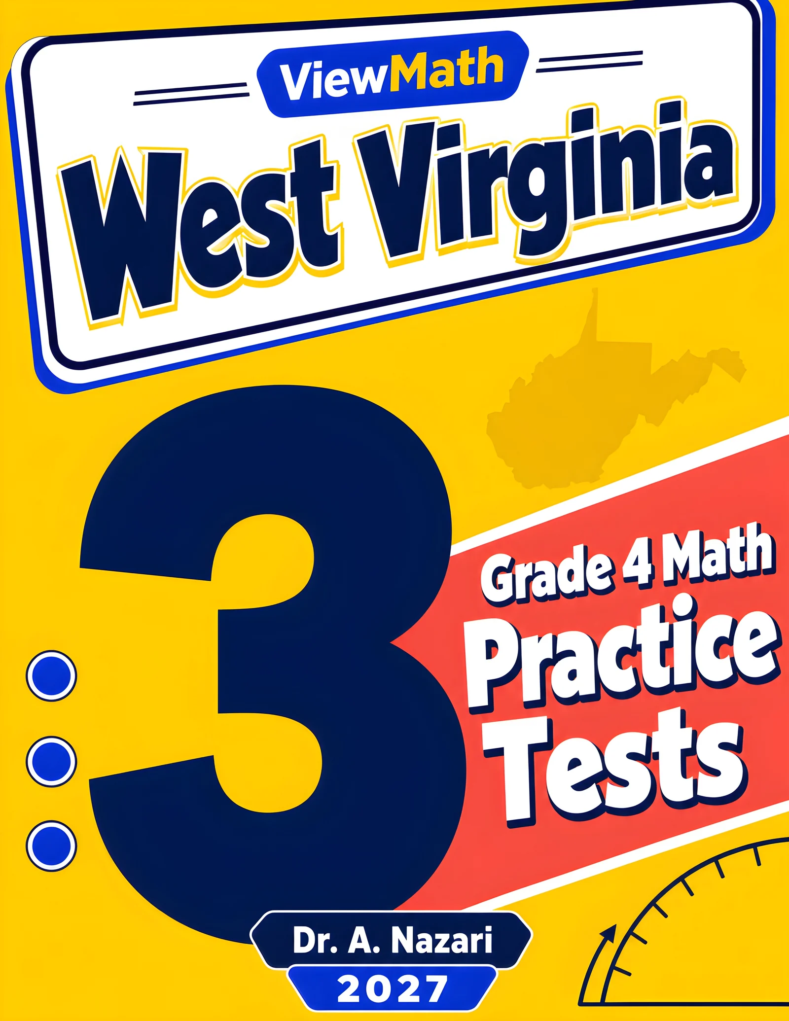 West Virginia WVGSA Grade 4 Math Practice Tests Bundle: 25 Full-Length Tests