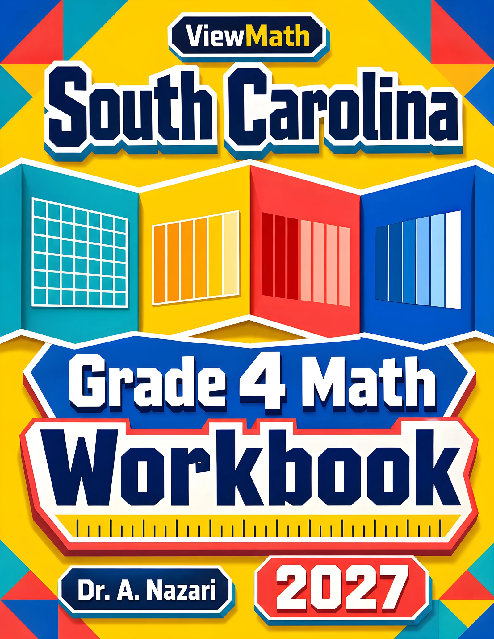 South Carolina SC READY Grade 4 Math Workbook