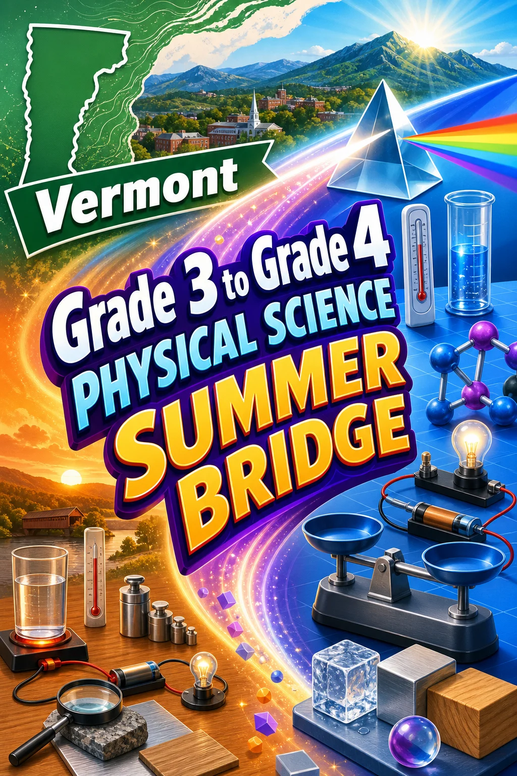 Vermont Grade 3 to Grade 4 Physical Science Summer Bridge