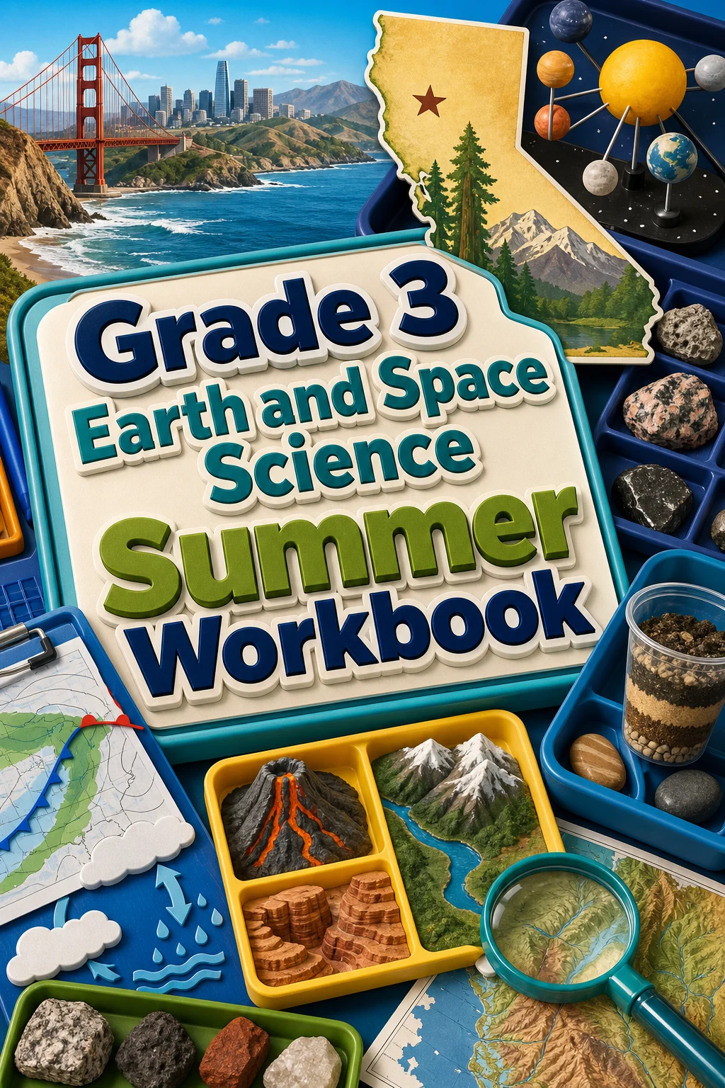 California Grade 3 Earth and Space Science Summer Workbook