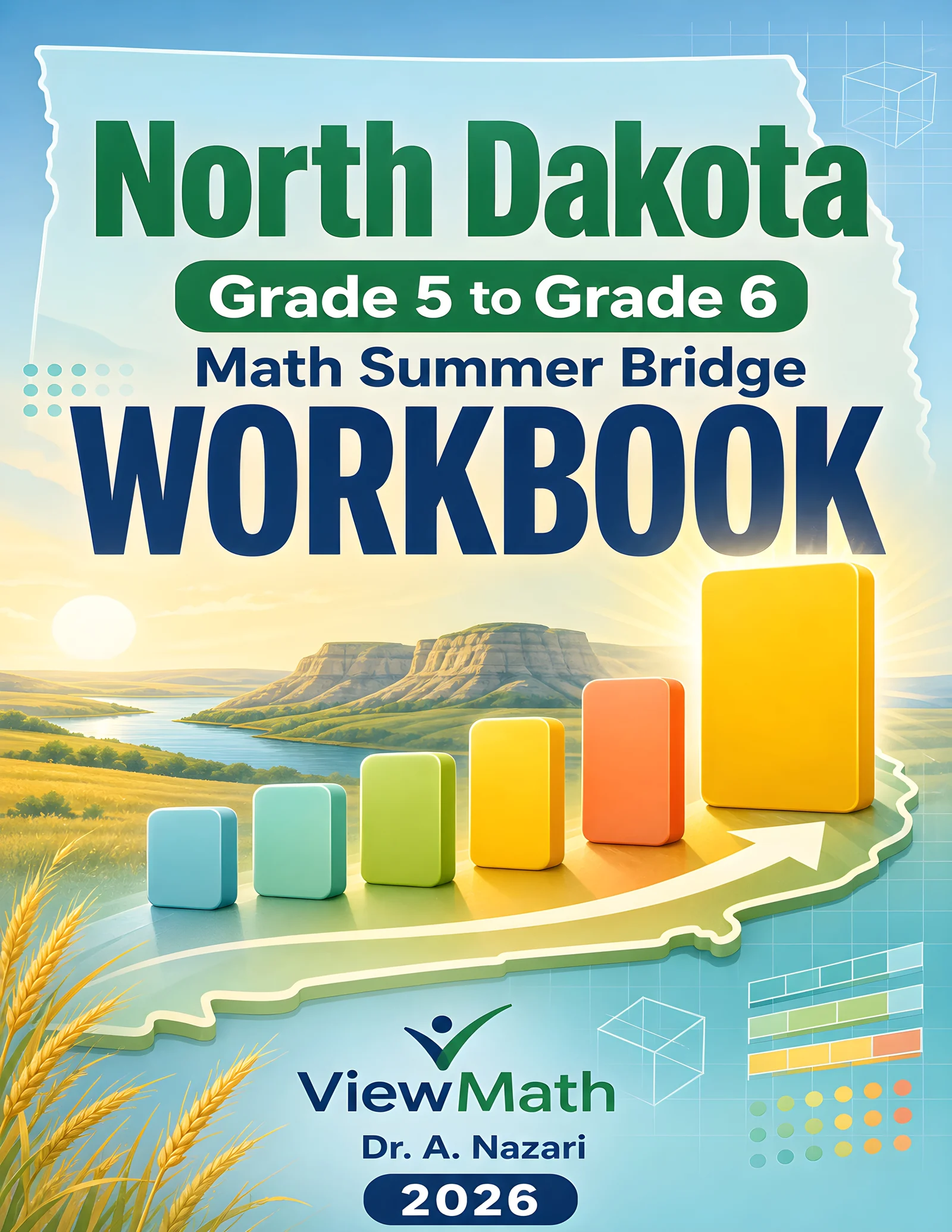 North Dakota NDSA Grade 5 Math Summer Bridge Workbook