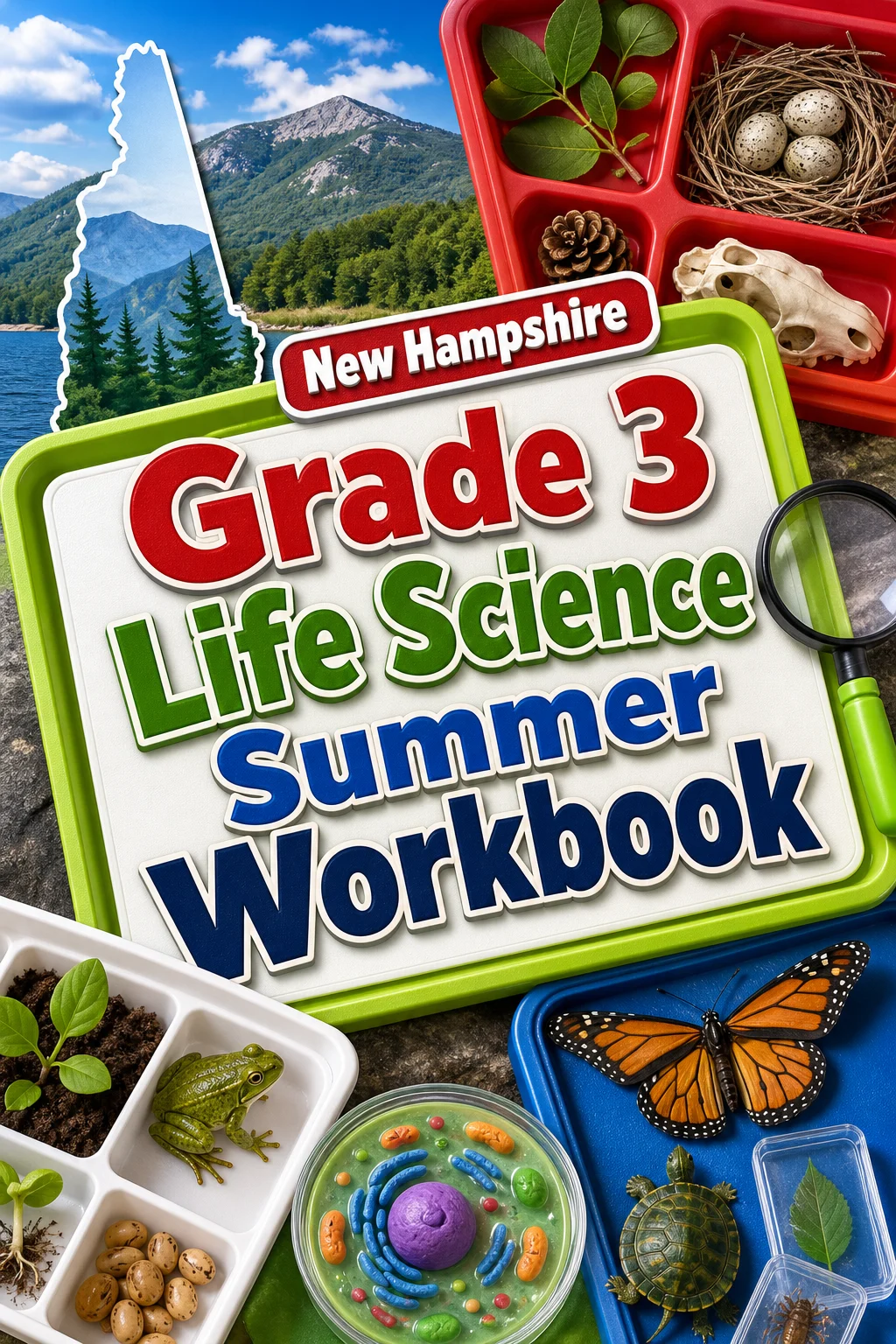 New Hampshire Grade 3 Life Science Summer Workbook