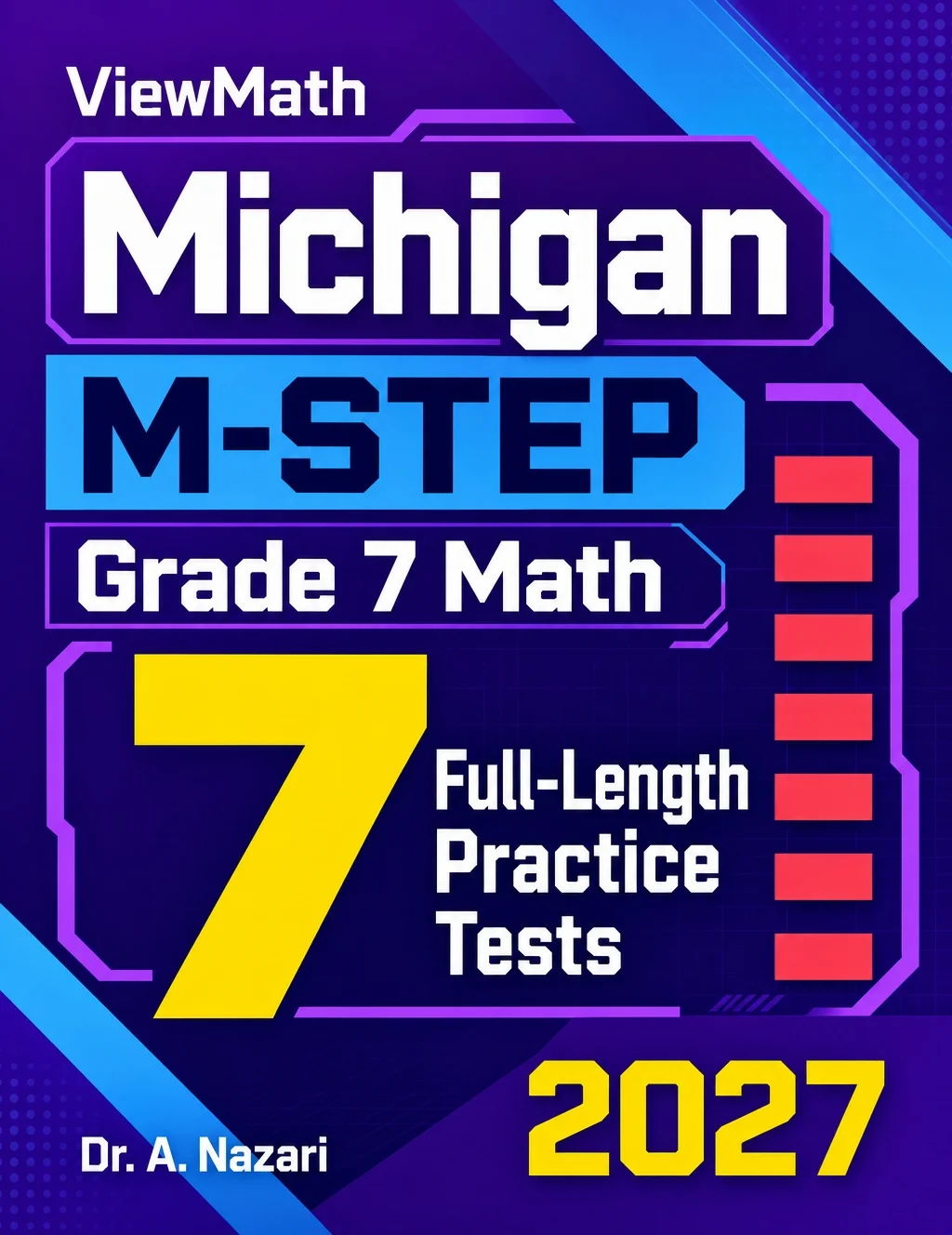 7 Michigan M-STEP Grade 7 Math Practice Tests