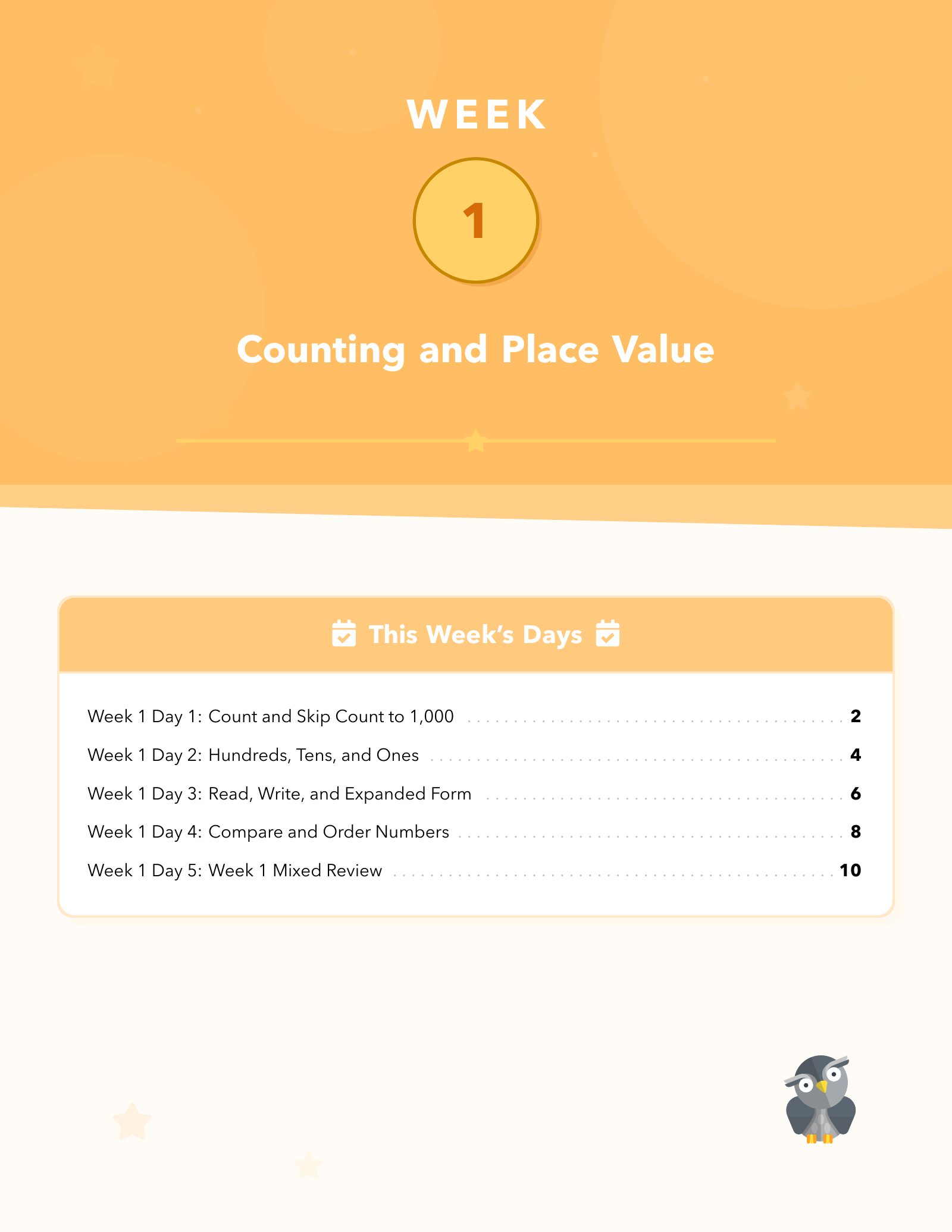 Representative ViewMath book learning or practice page