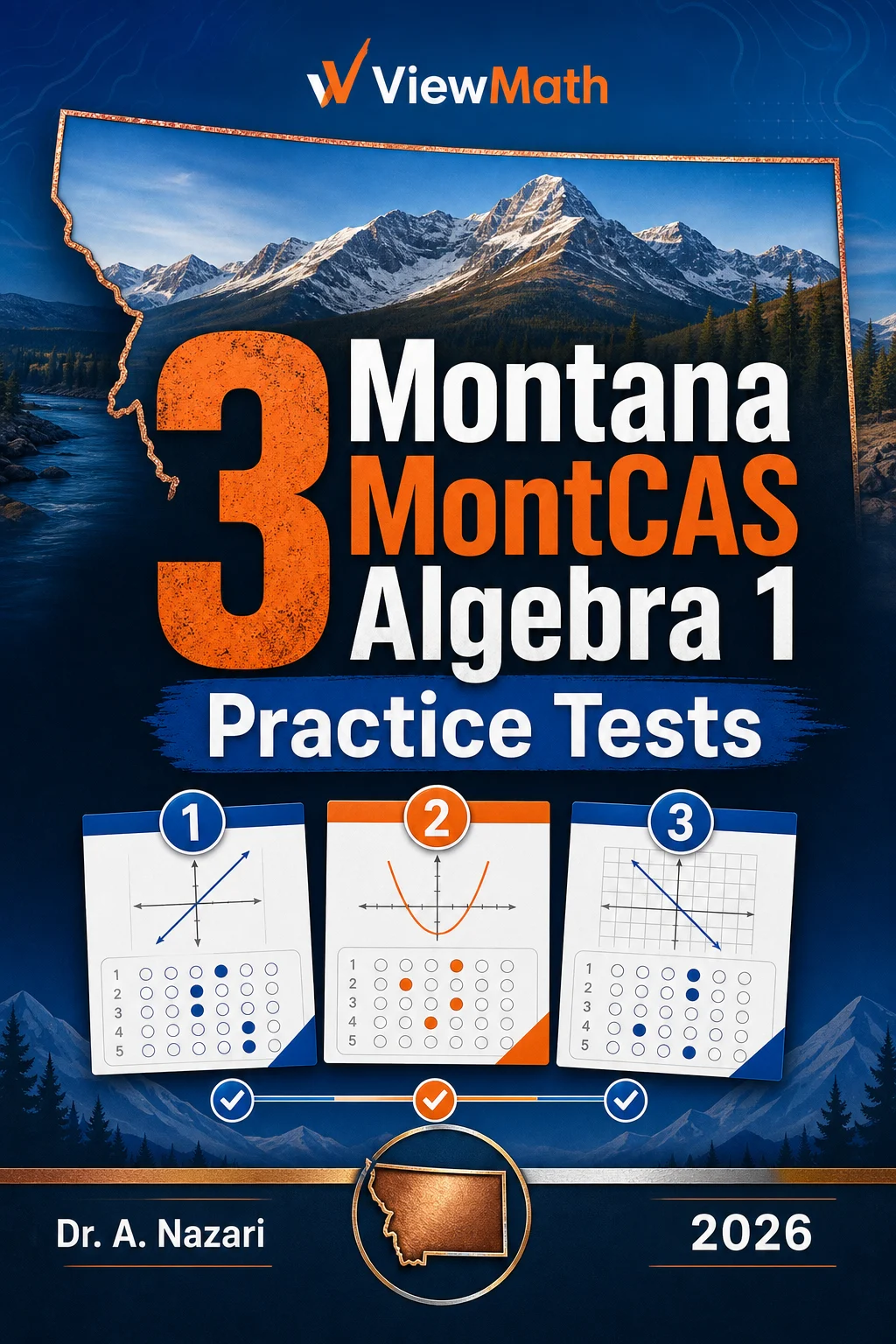 3 Montana MontCAS Algebra 1 Math Practice Tests