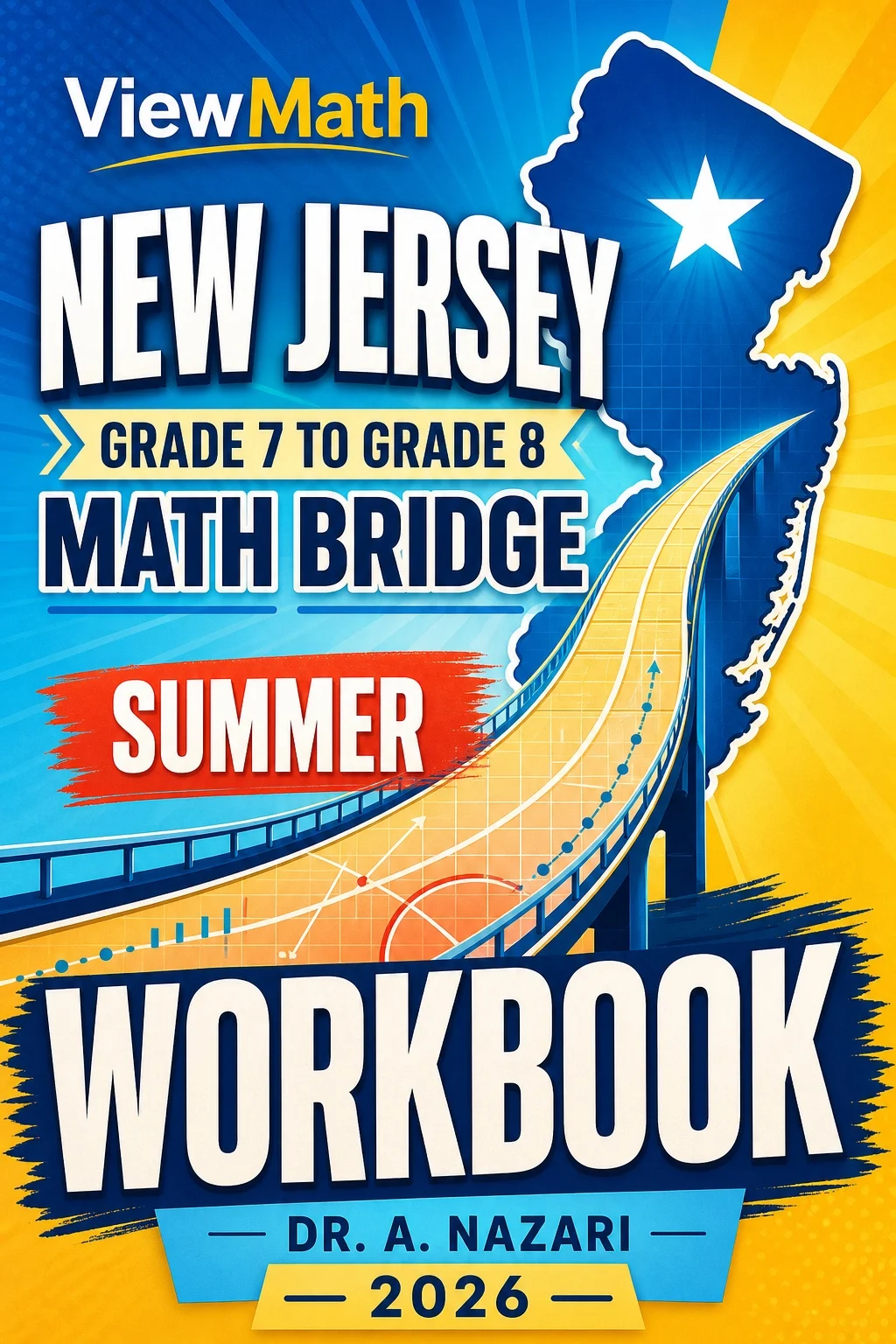 New Jersey NJSLA Grade 7 to Grade 8 Math Summer Bridge Workbook