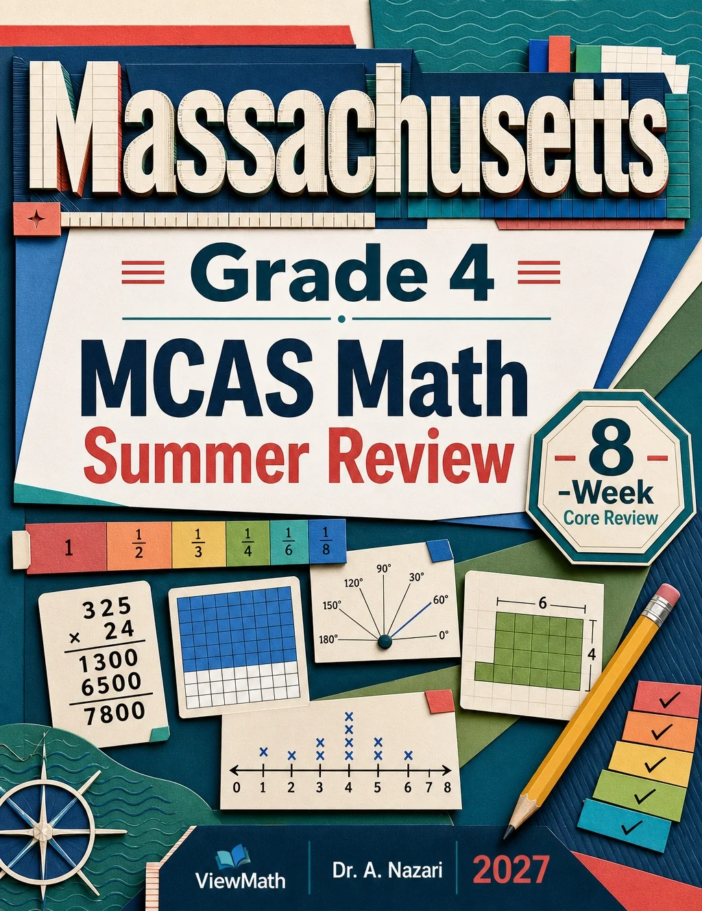 Massachusetts MCAS Grade 4 Math Summer Review
