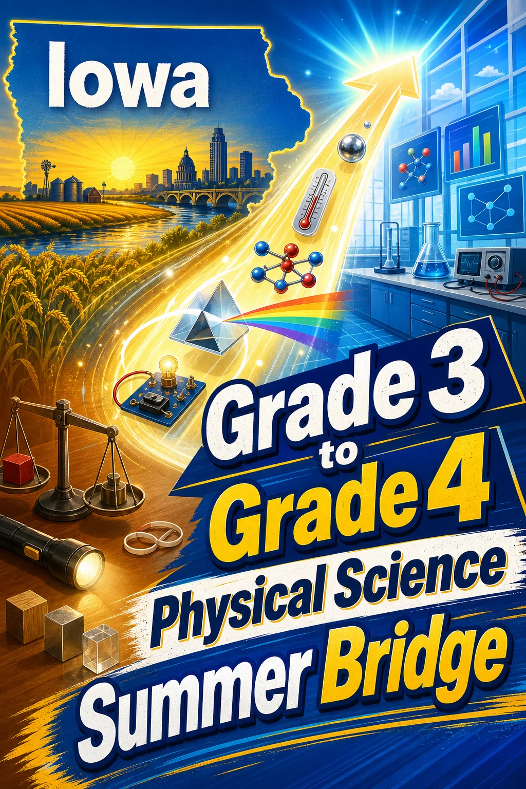 Iowa Grade 3 to Grade 4 Physical Science Summer Bridge