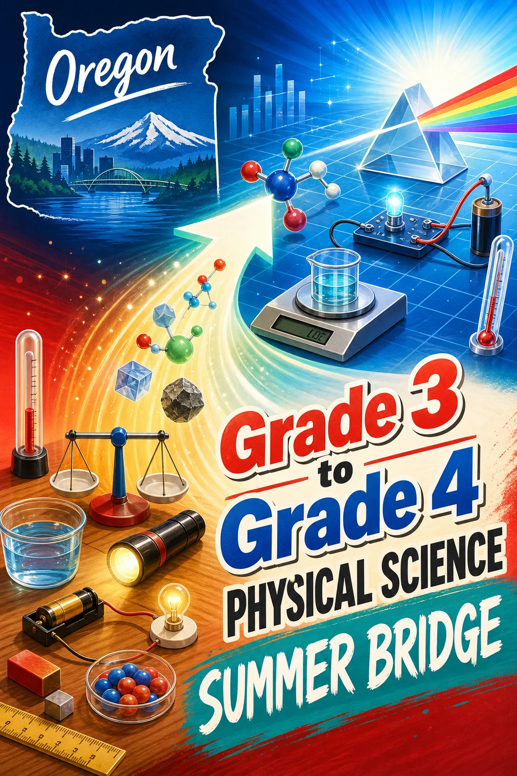 Oregon Grade 3 to Grade 4 Physical Science Summer Bridge