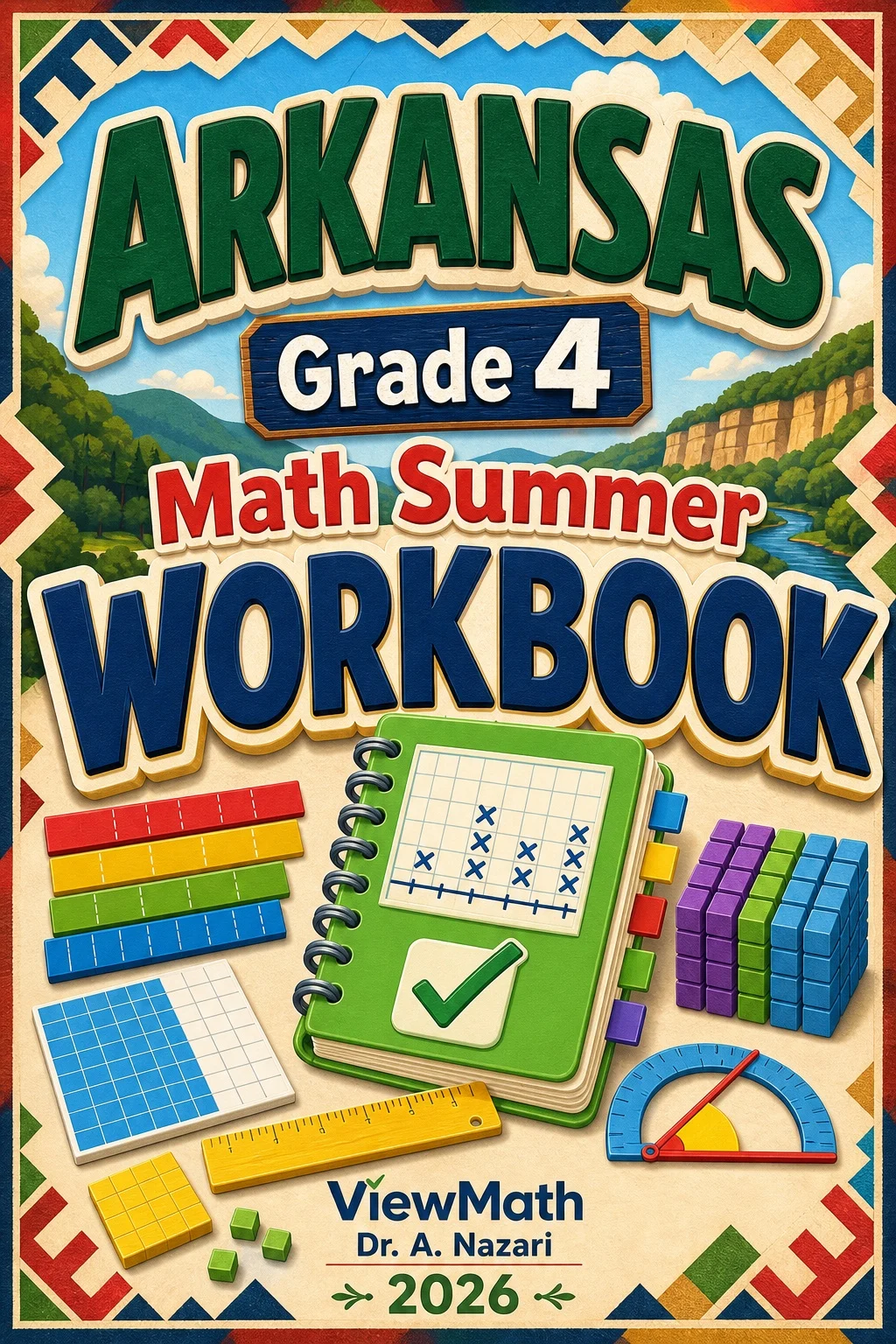Arkansas ATLAS Grade 4 Math Summer Review Workbook
