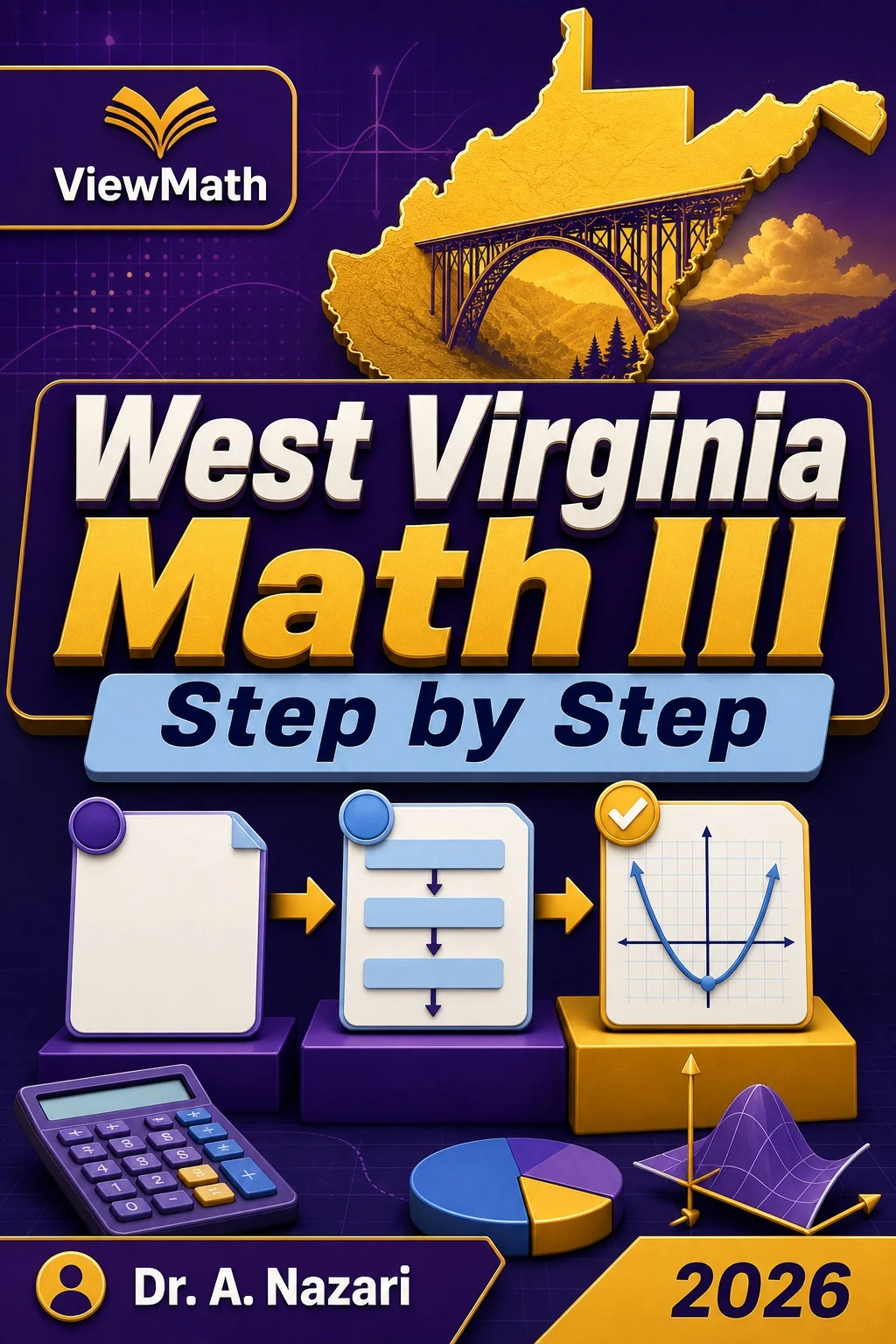 West Virginia Math III Step by Step