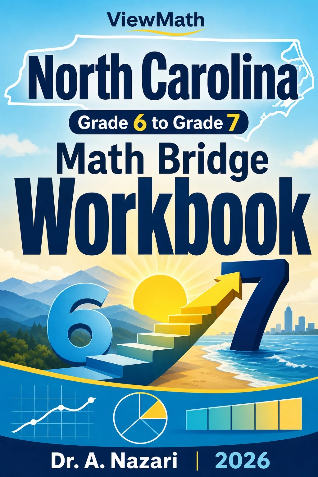 North Carolina NC EOG Grade 6 Math Summer Bridge Workbook