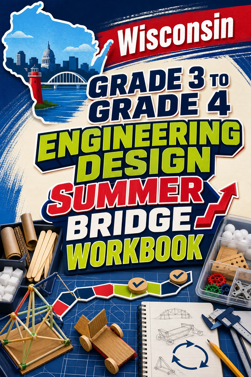 Wisconsin Grade 3 to Grade 4 Engineering Design Summer Bridge Workbook