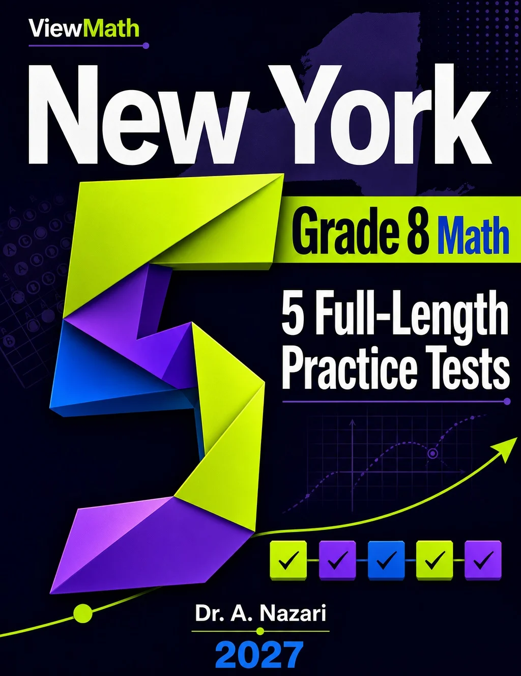 5 Full-Length New York NYS Math Test Grade 8 Math Practice Tests