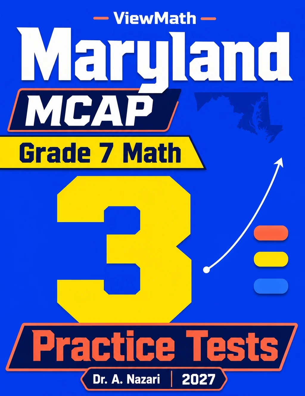 Maryland Grade 7 Math Practice Tests Bundle: 25 Unique Full-Length Tests