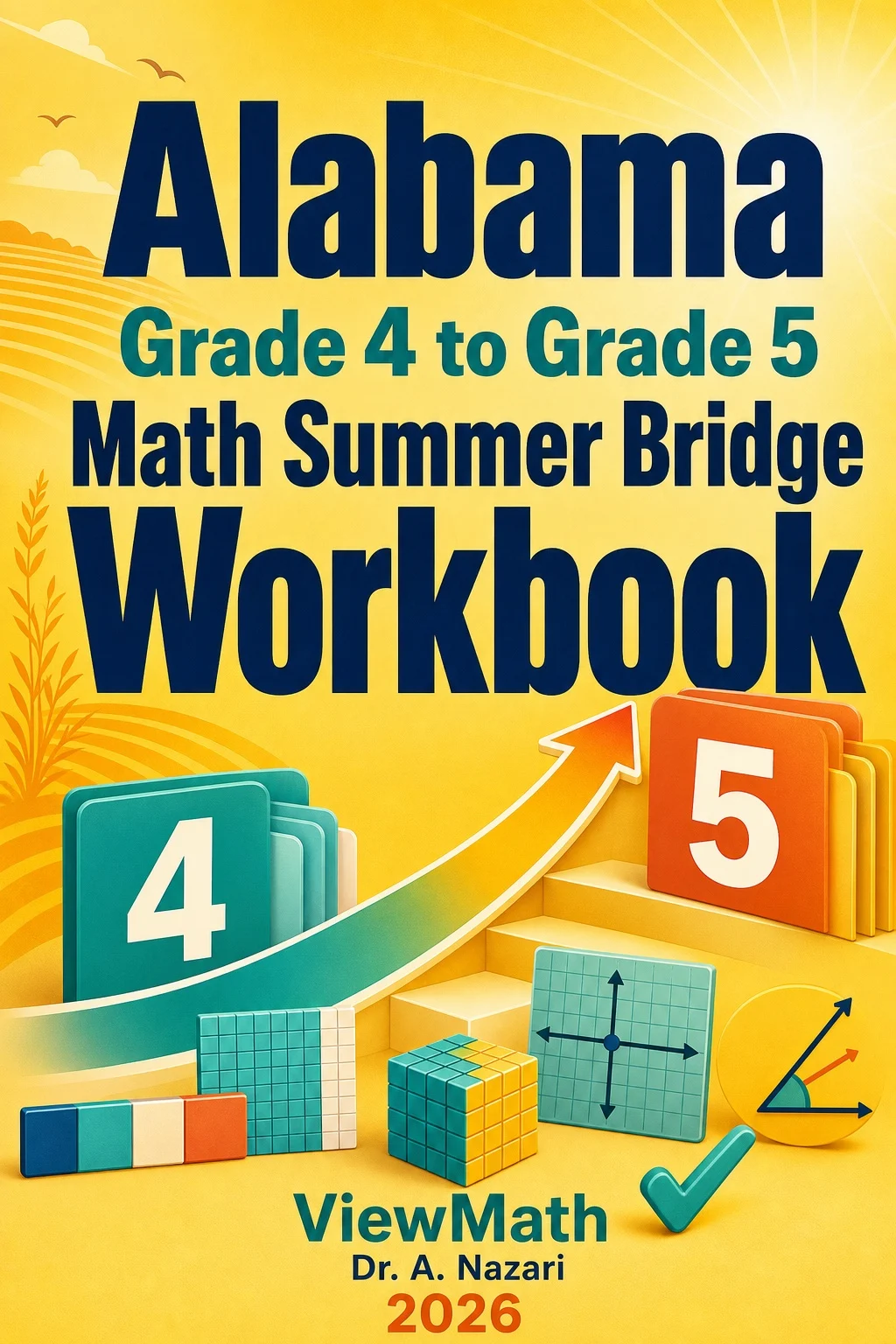 Alabama ACAP Grade 4 Math Summer Bridge Workbook