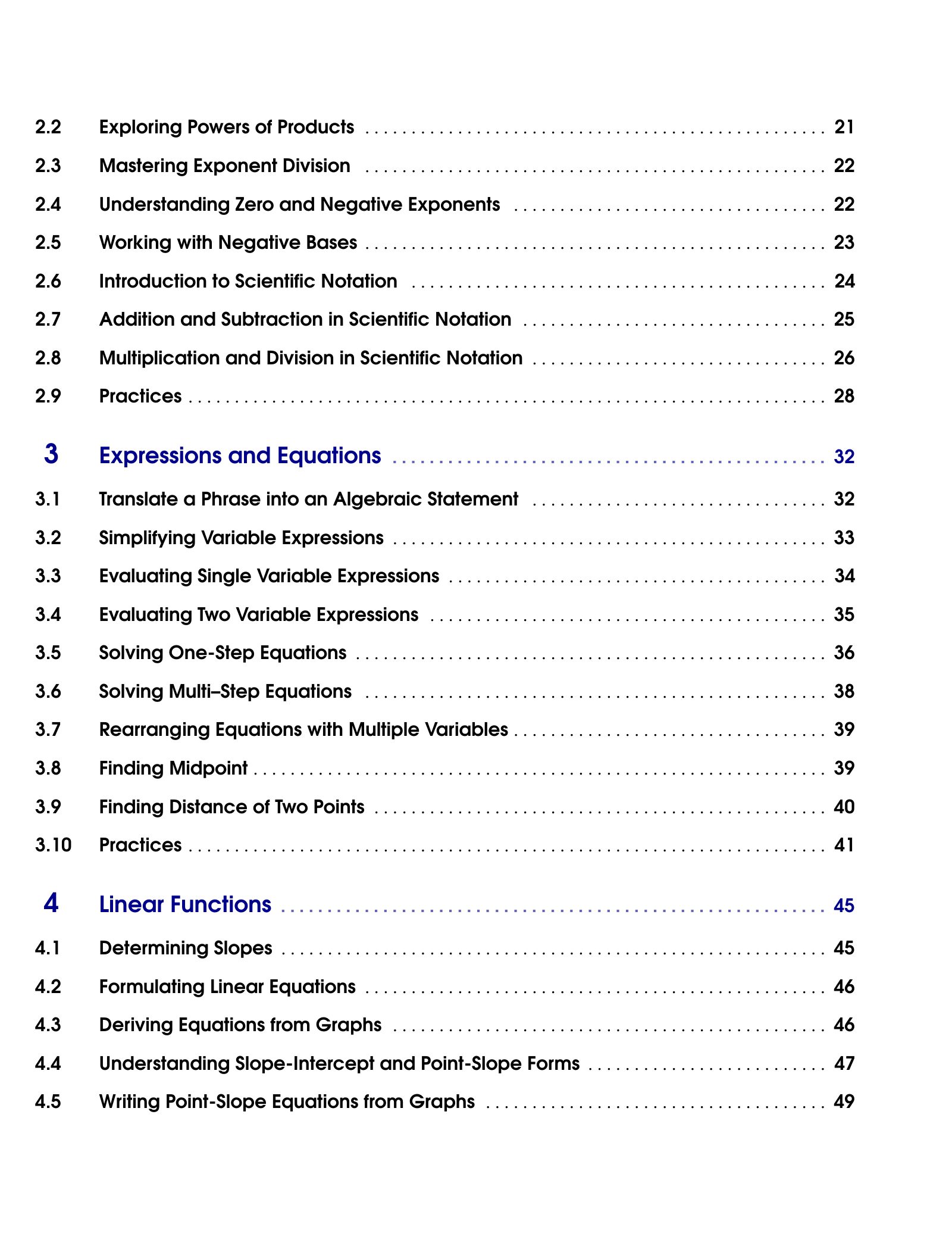 Representative ViewMath book learning or practice page