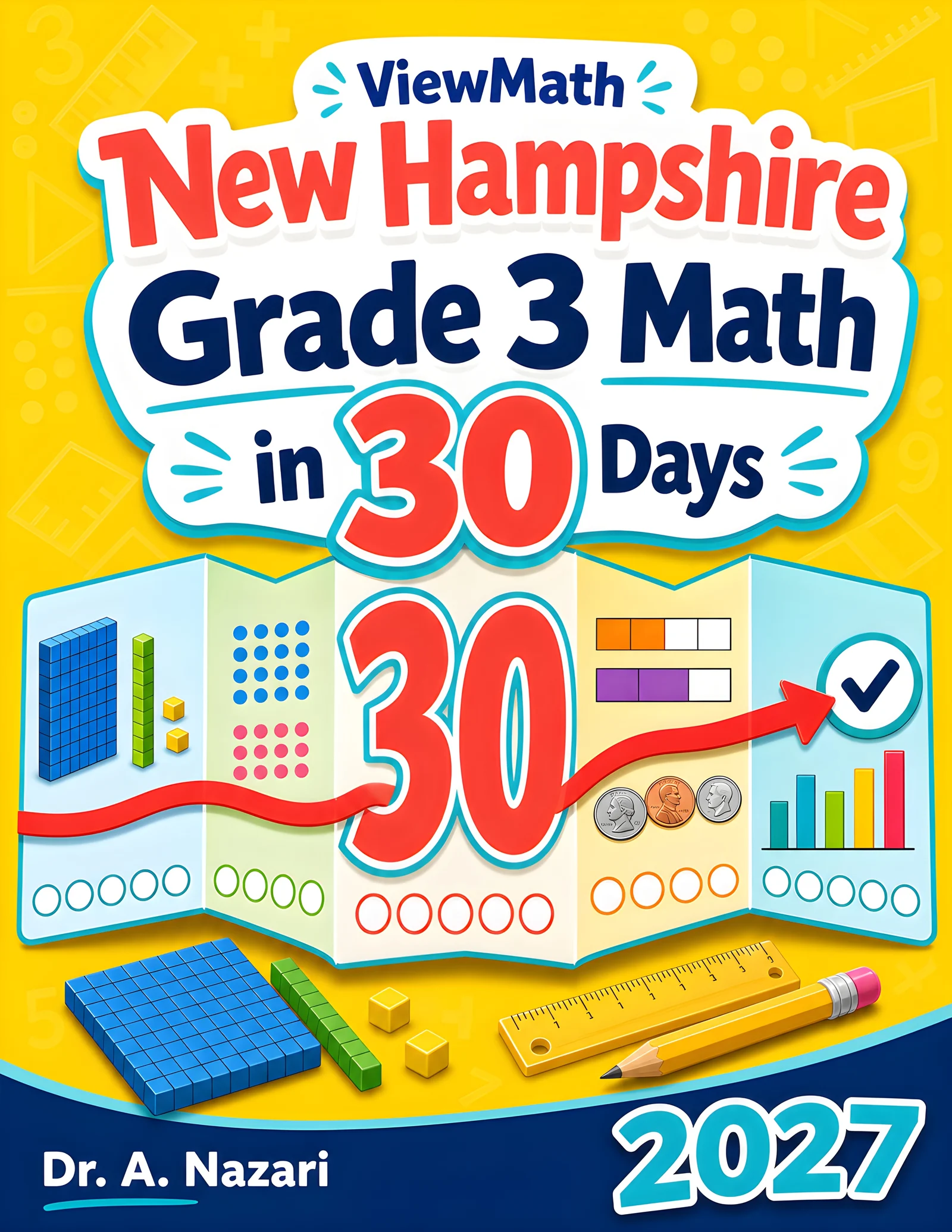 New Hampshire NH SAS Grade 3 Math in 30 Days