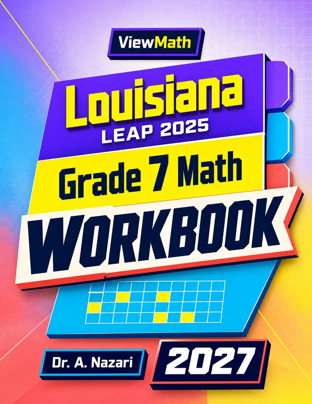 Louisiana LEAP 2025 Grade 7 Math Workbook