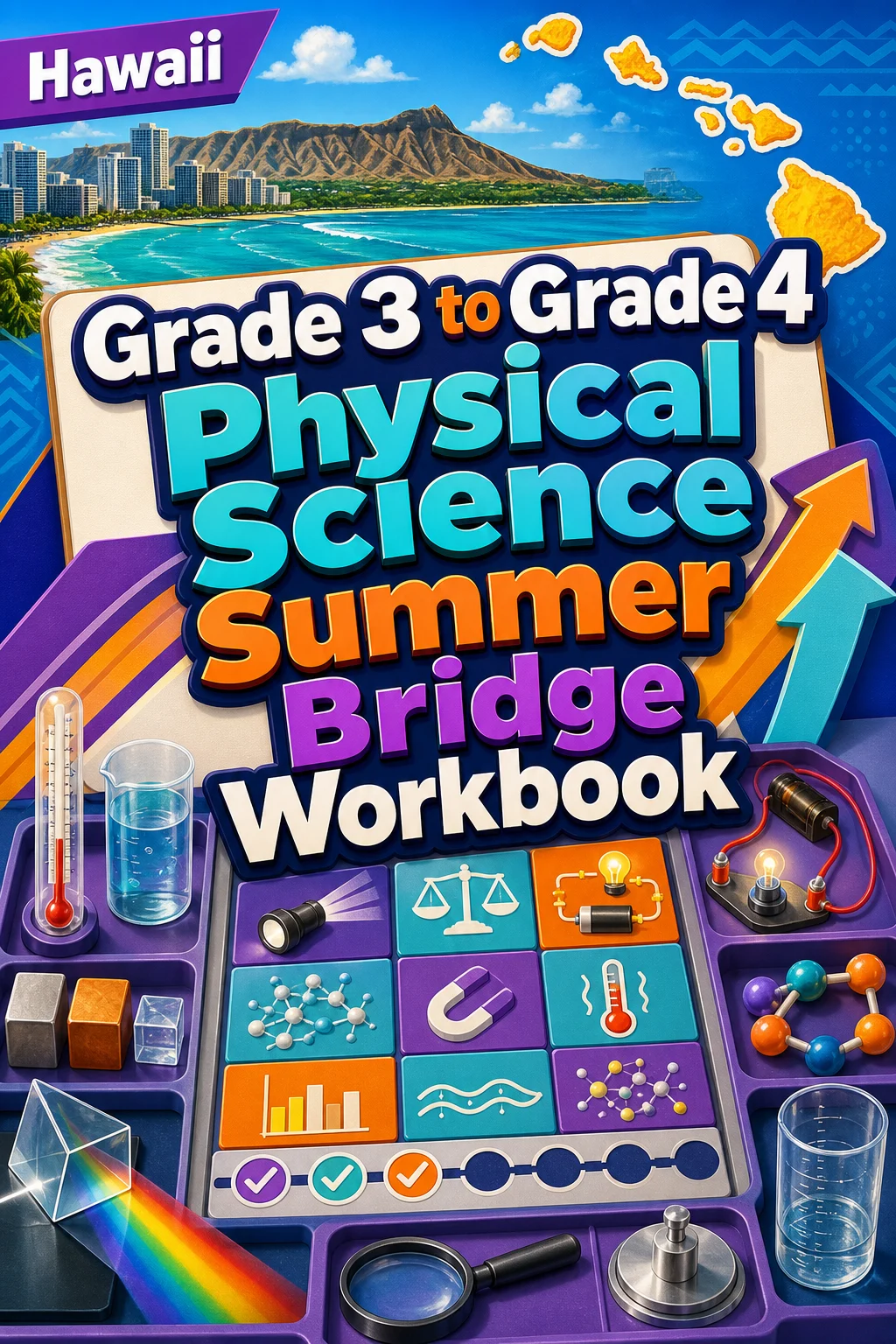 Hawaii Grade 3 to Grade 4 Physical Science Summer Bridge Workbook