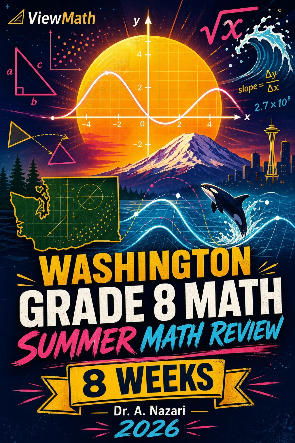 Washington SBA Grade 8 Math Summer Review