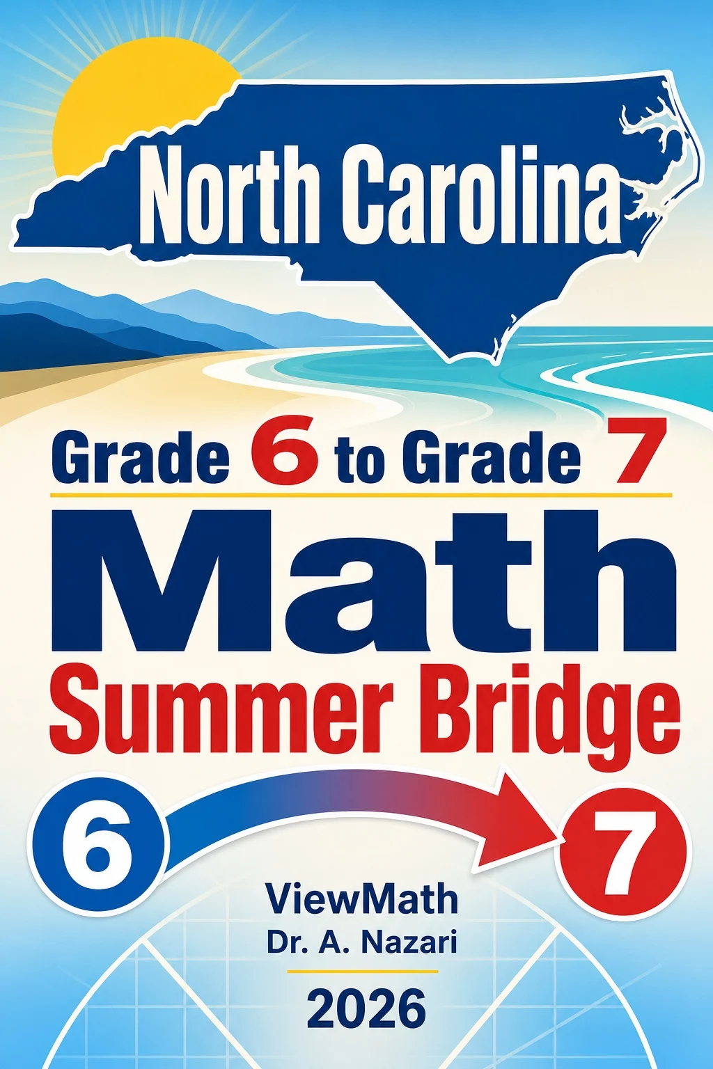 North Carolina NC EOG Grade 6 Math Summer Bridge