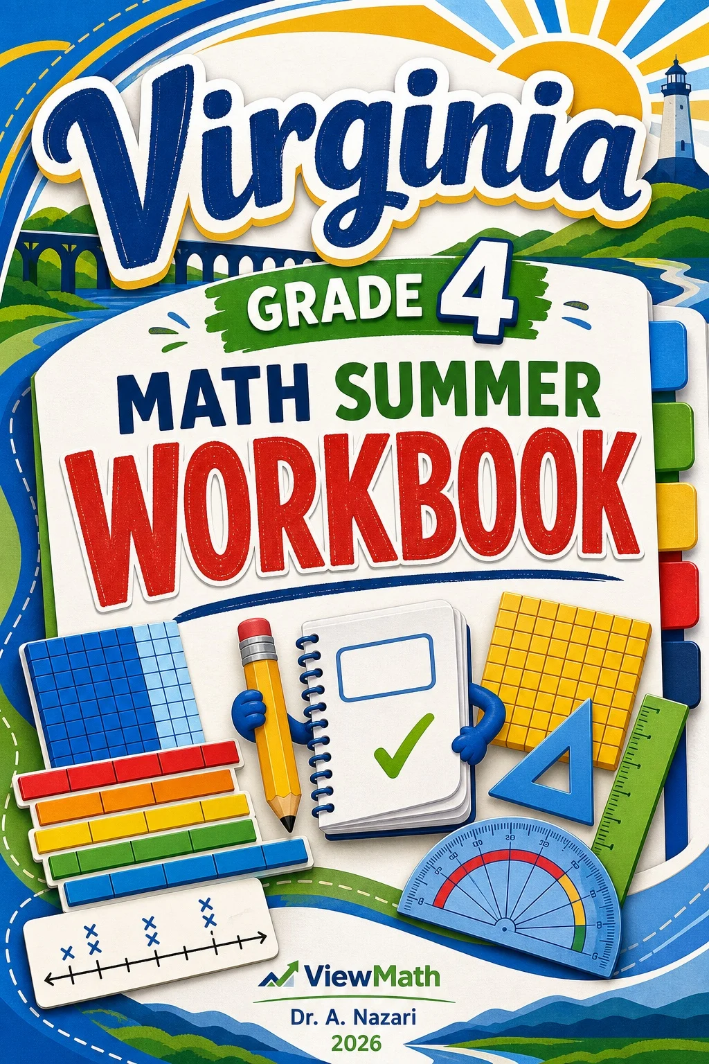 Virginia SOL Grade 4 Math Summer Review Workbook