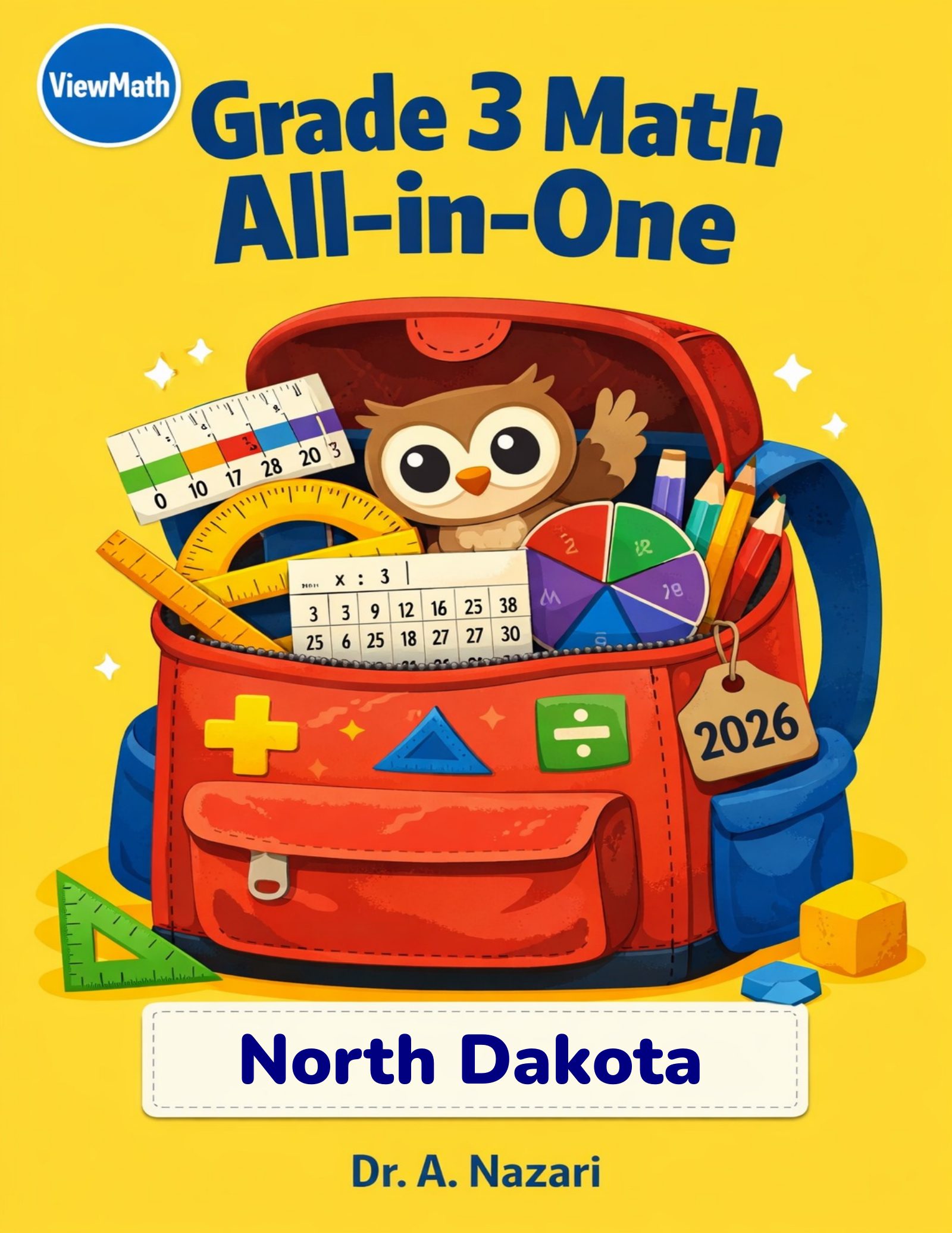 North Dakota NDSA Grade 3 Math All-in-One