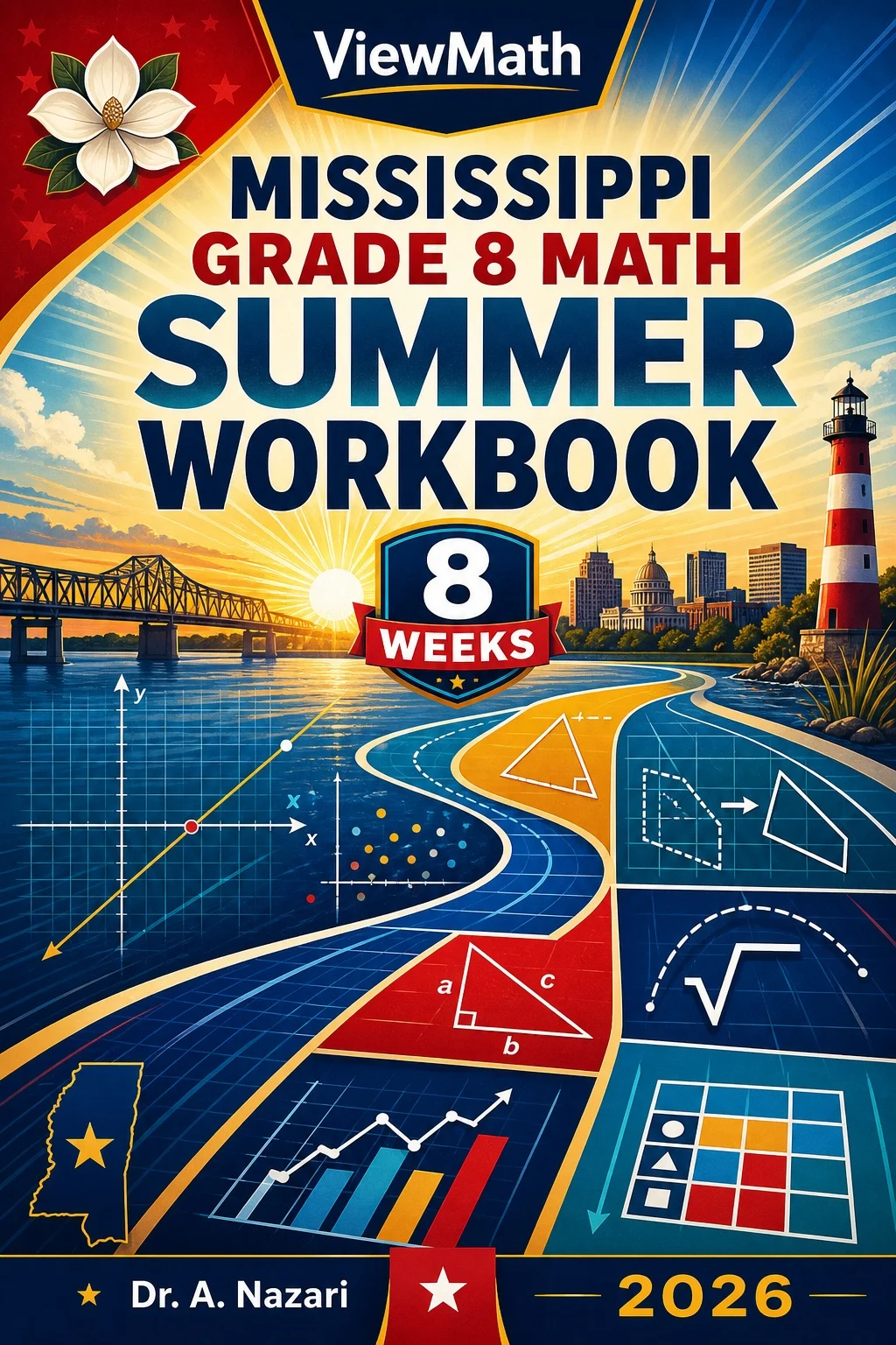 Mississippi MAAP Grade 8 Math Summer Review Workbook