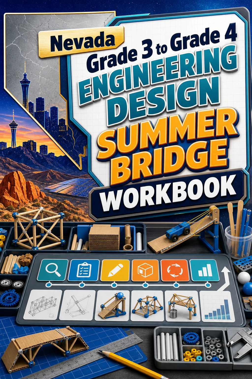 Nevada Grade 3 to Grade 4 Engineering Design Summer Bridge Workbook