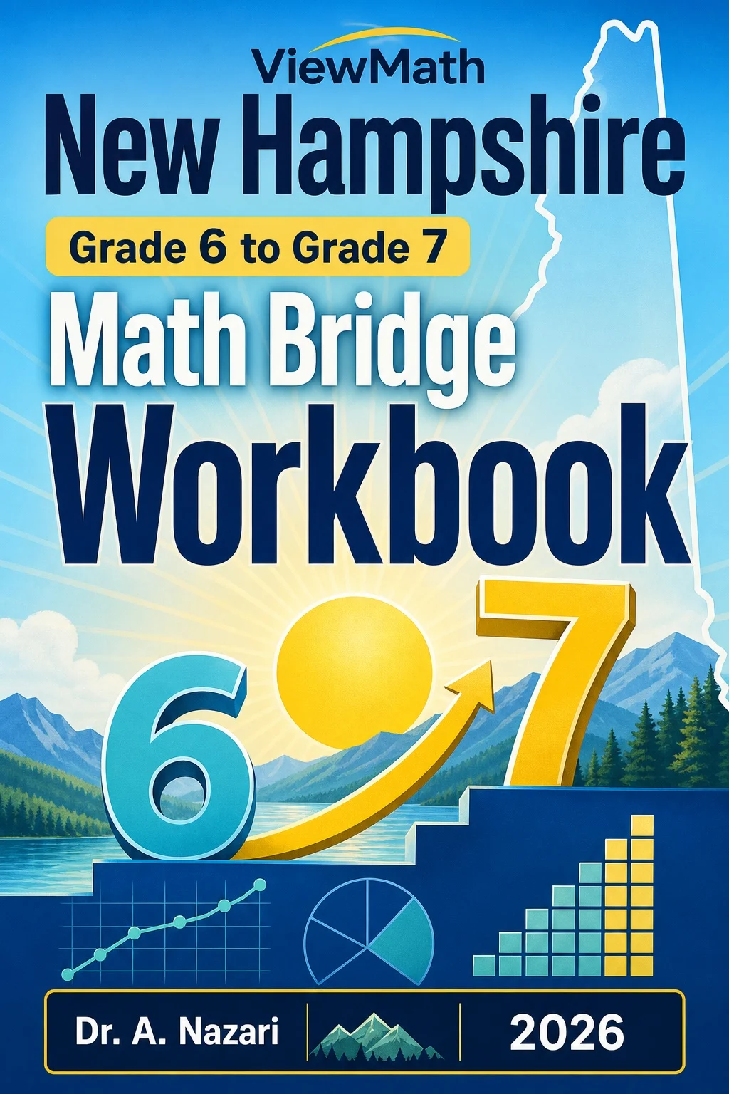 New Hampshire NH SAS Grade 6 Math Summer Bridge Workbook